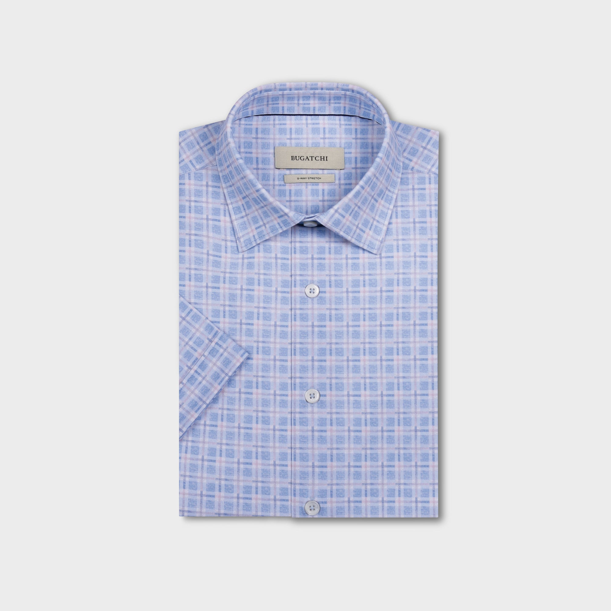 Miles OoohCotton Plaid Short-Sleeve Shirt
