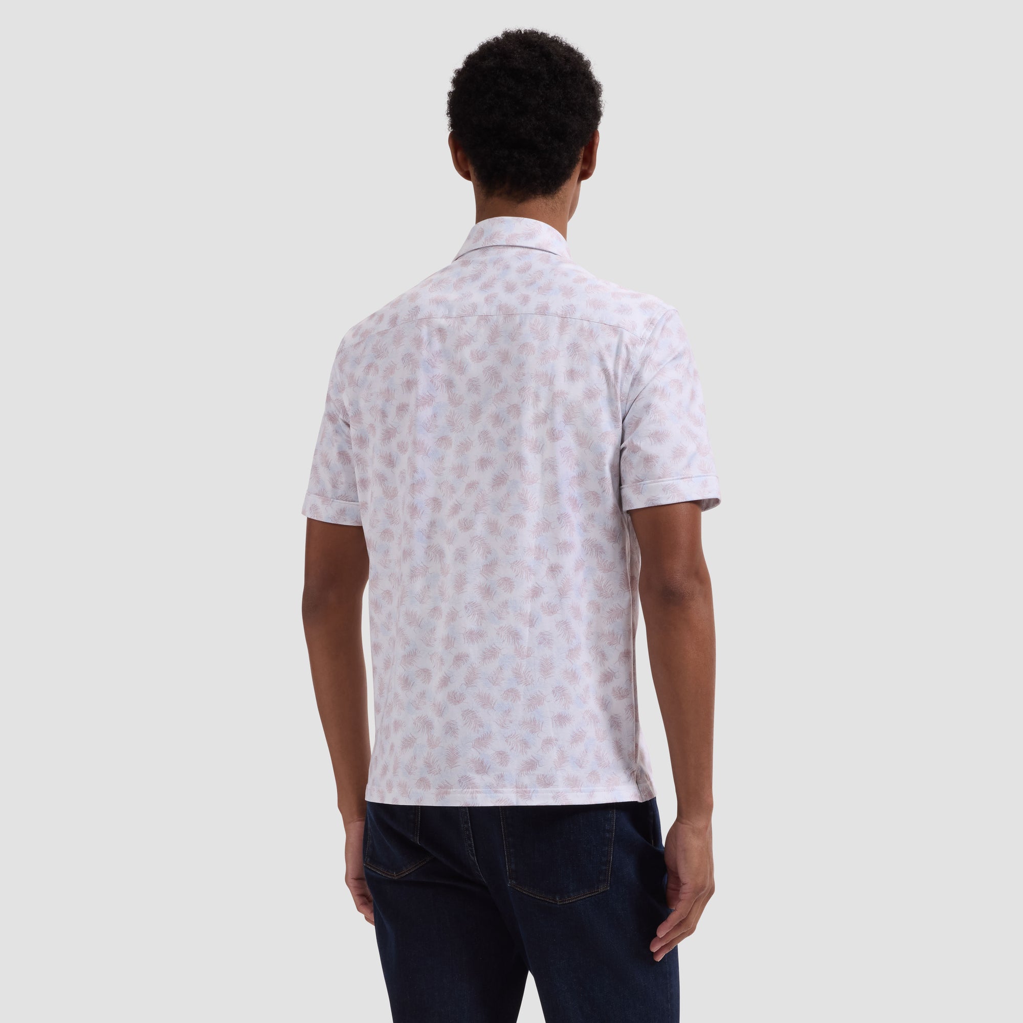 Milo OoohCotton Leaf Print Short-Sleeve Shirt