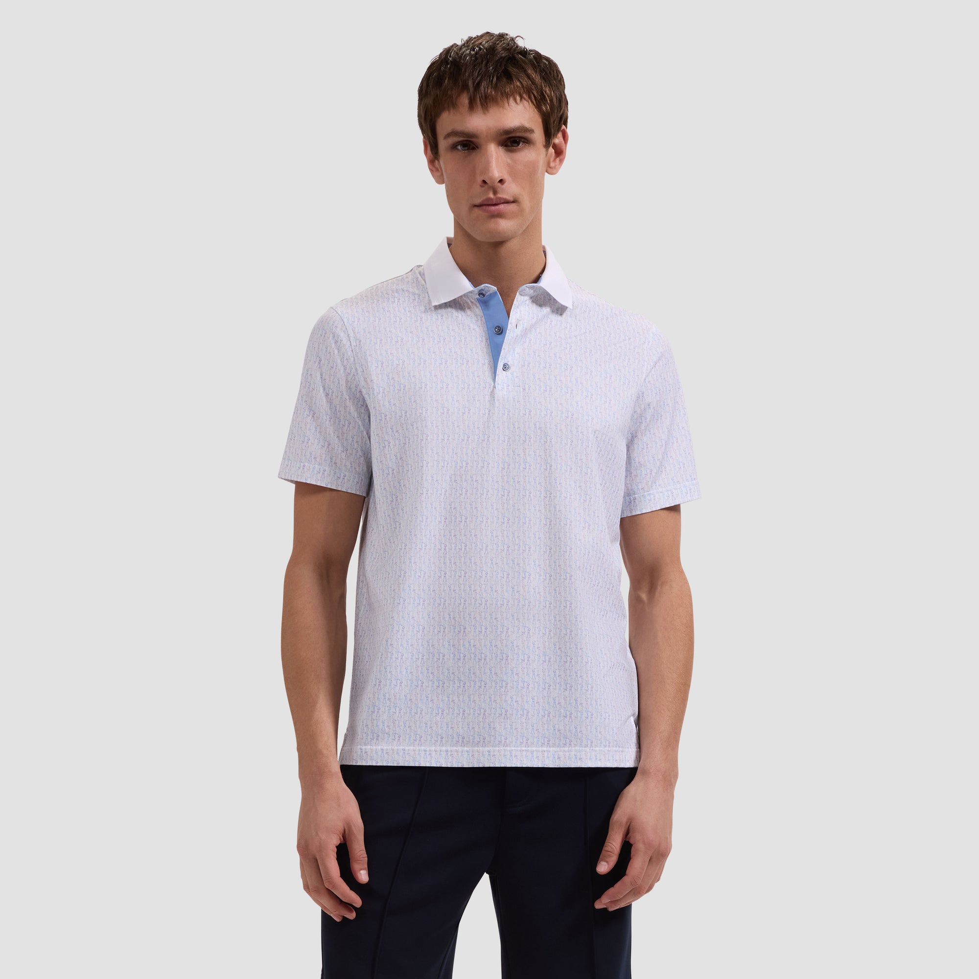 Valerian OoohCotton Golf Sketch Polo Shirt