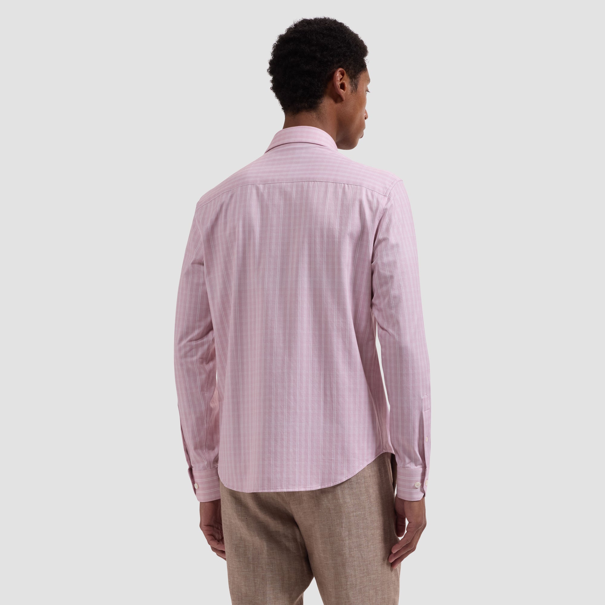 James OoohCotton Windowpane Plaid Shirt