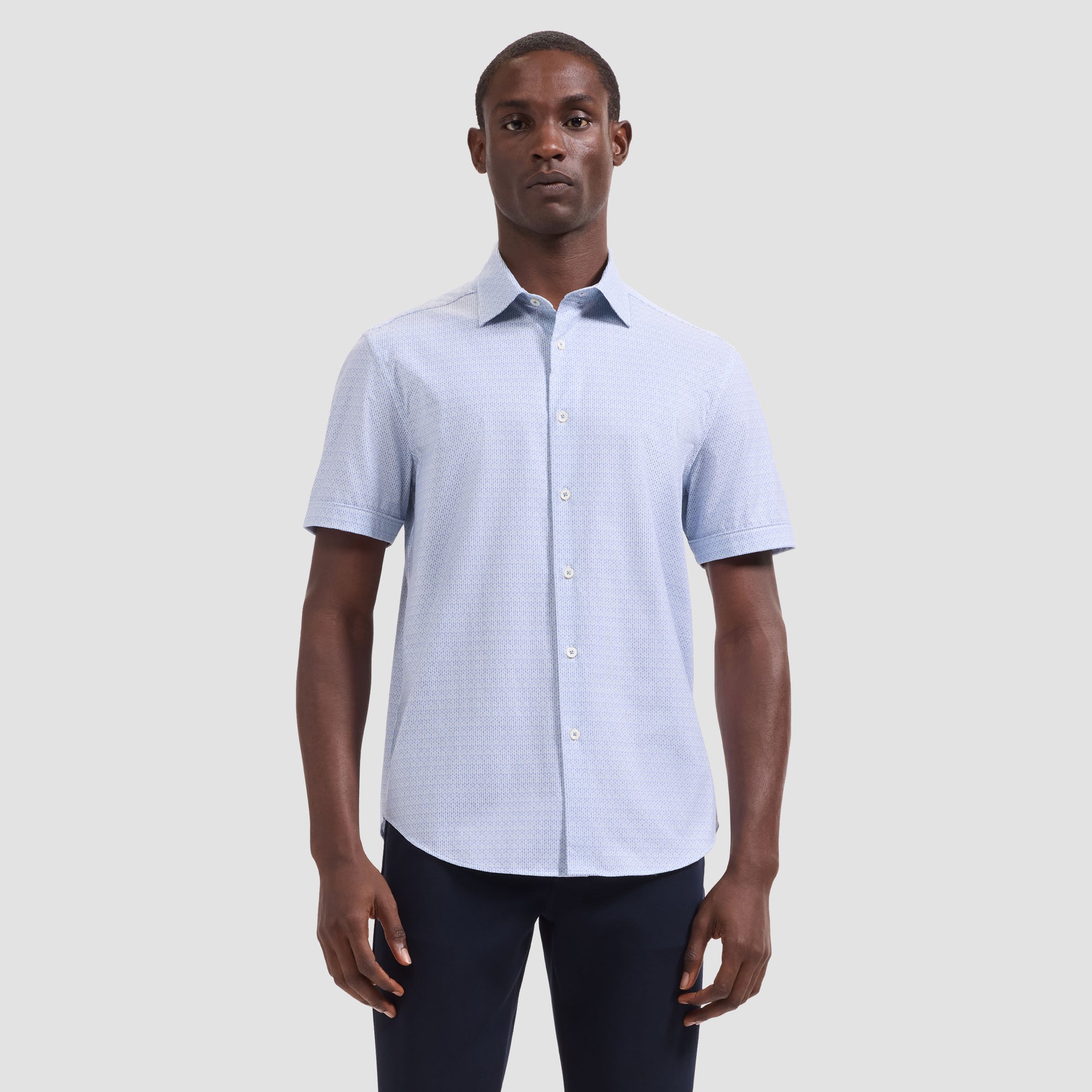 Miles OoohCotton Micro Geo Short-Sleeve Shirt