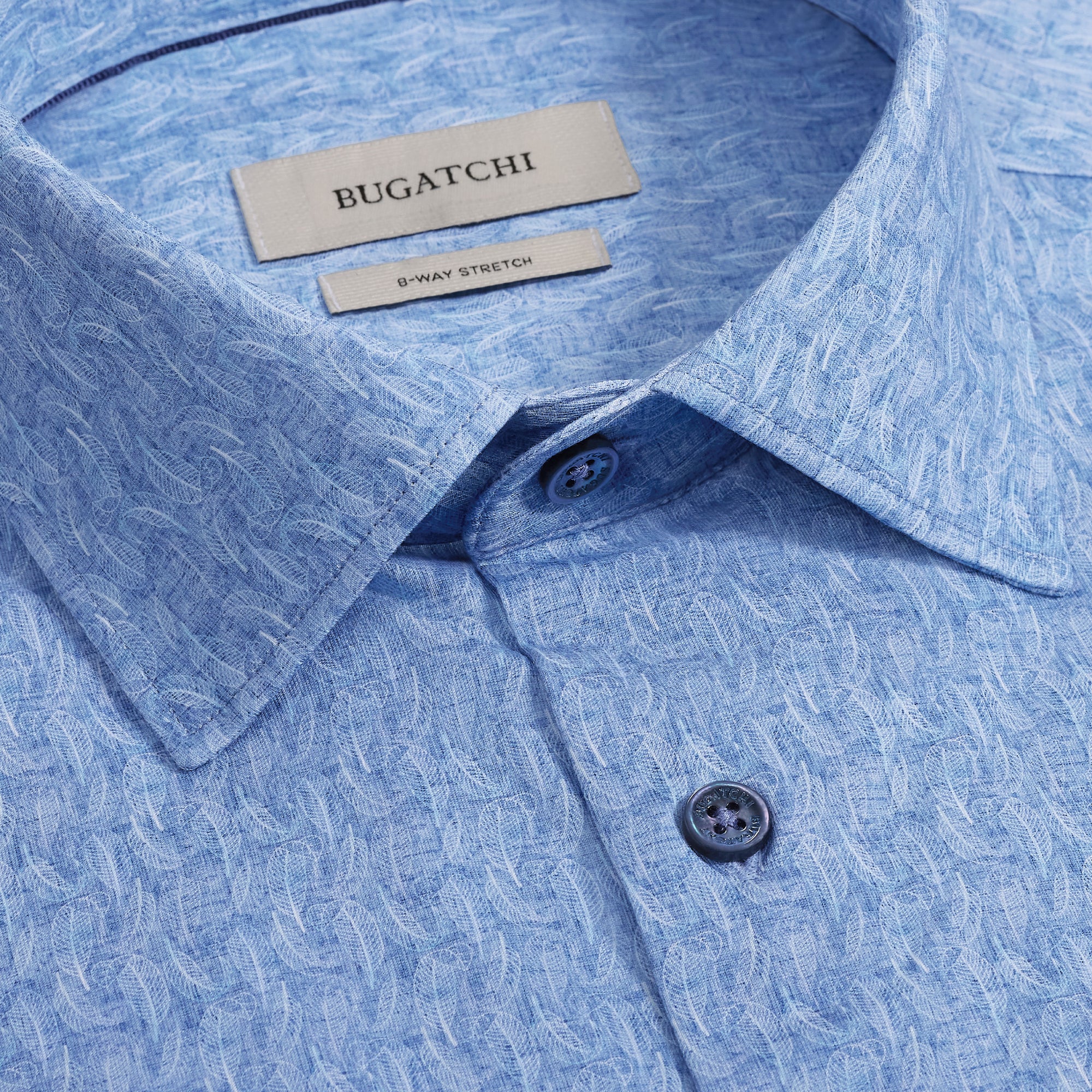 James OoohCotton Micro Leaf Shirt