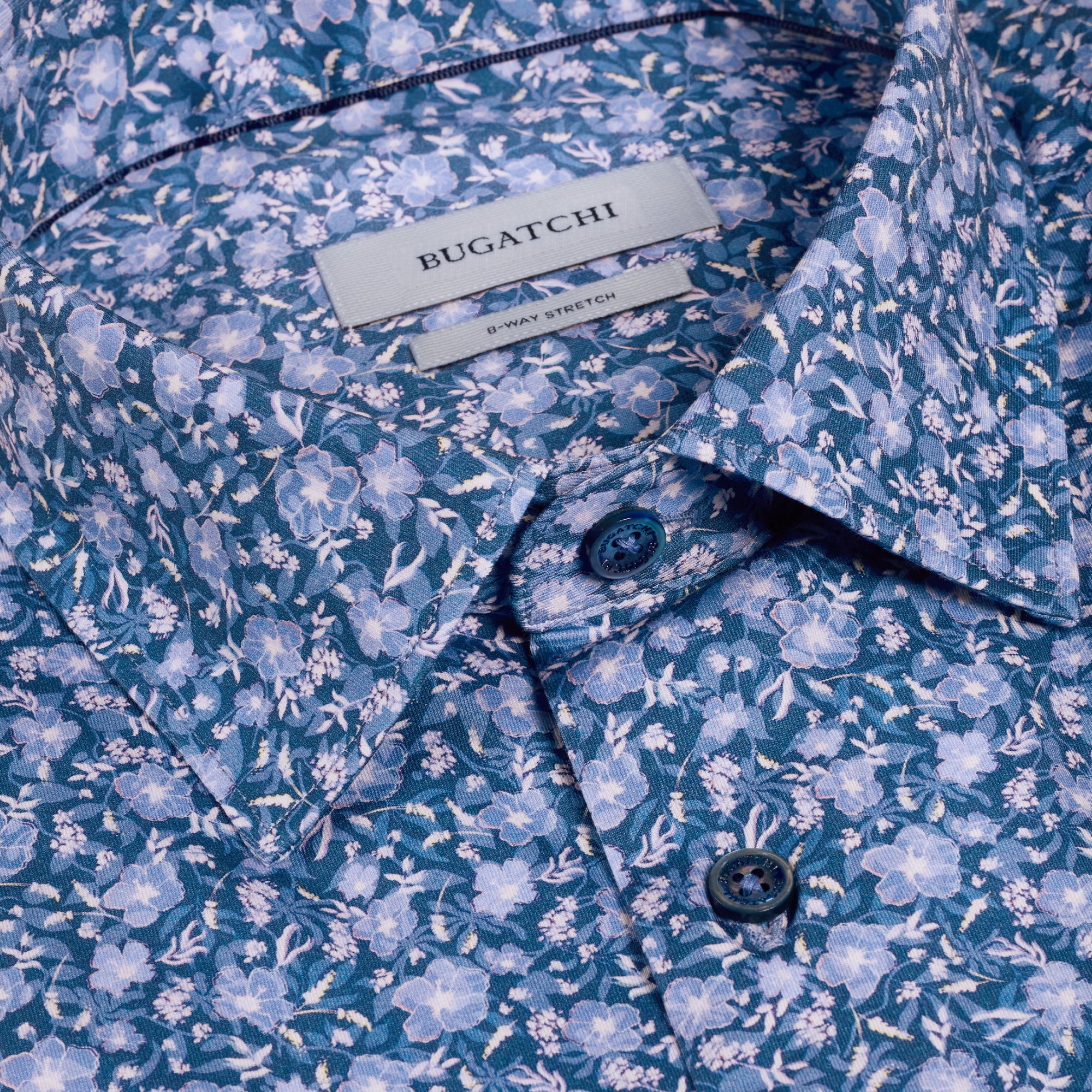 Miles OoohCotton Floral Short-Sleeve Shirt