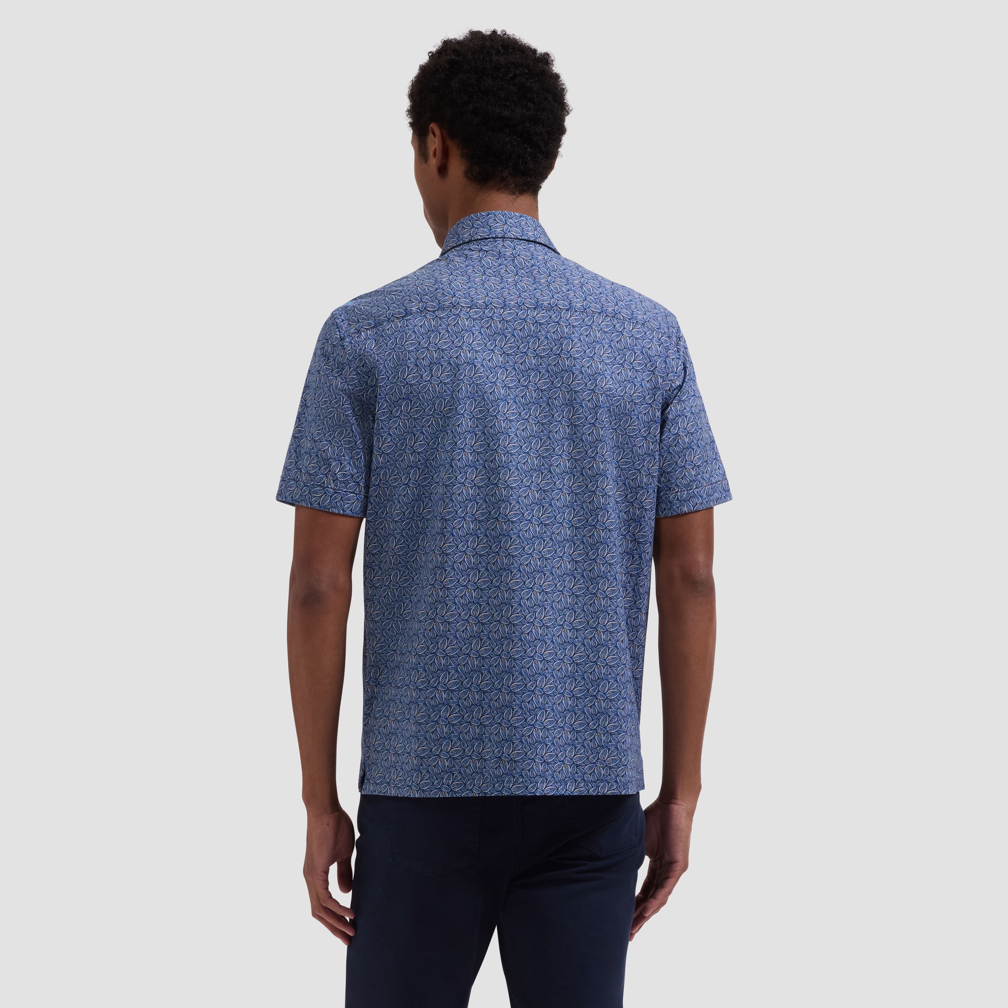 Milo OoohCotton Leaf Print Short-Sleeve Shirt
