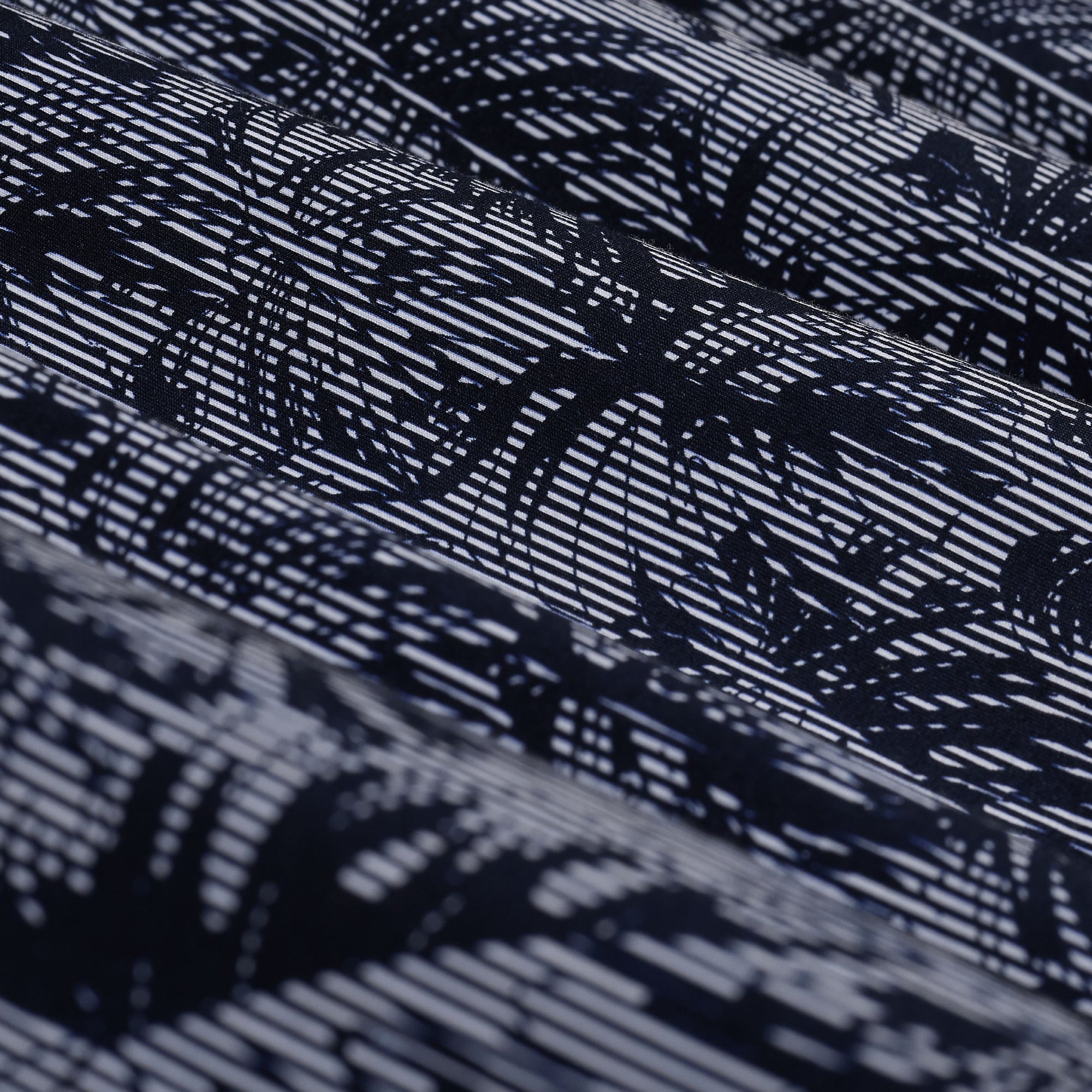 Miles OoohCotton Striped Leaf Short-Sleeve Shirt