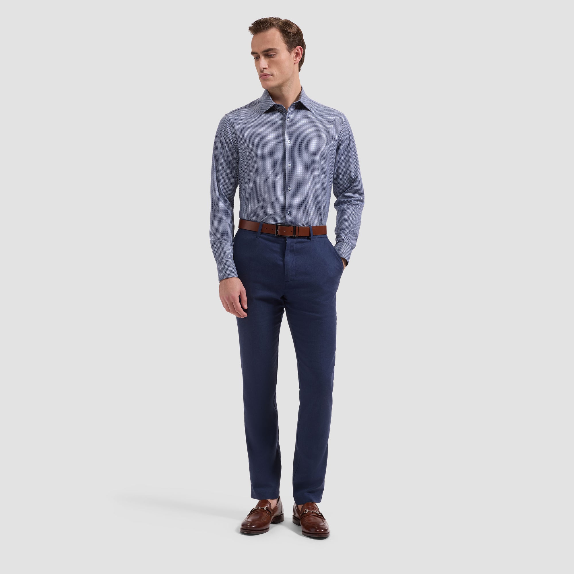 James OoohCotton Geometric Shirt