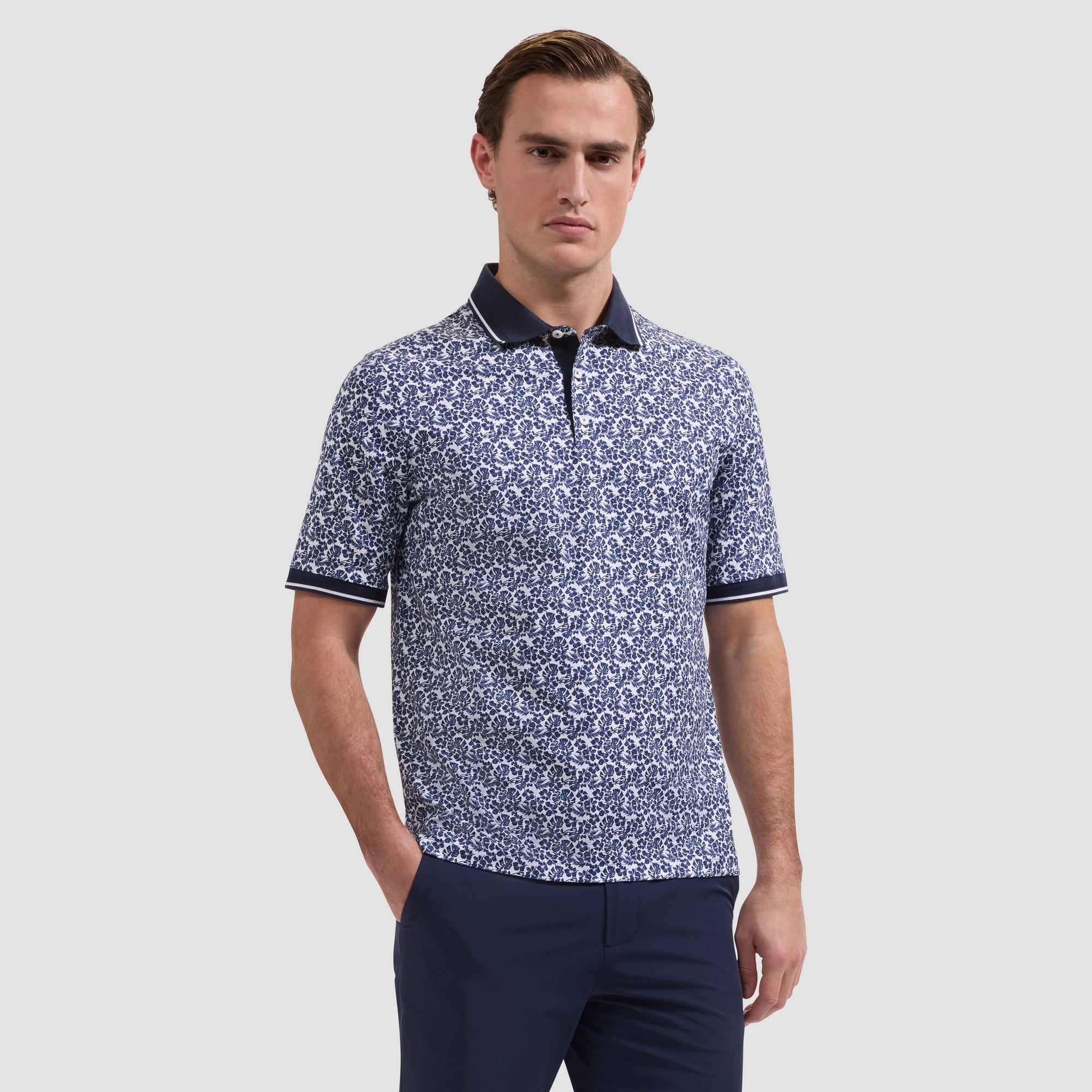 Vance OoohCotton Floral Polo Shirt