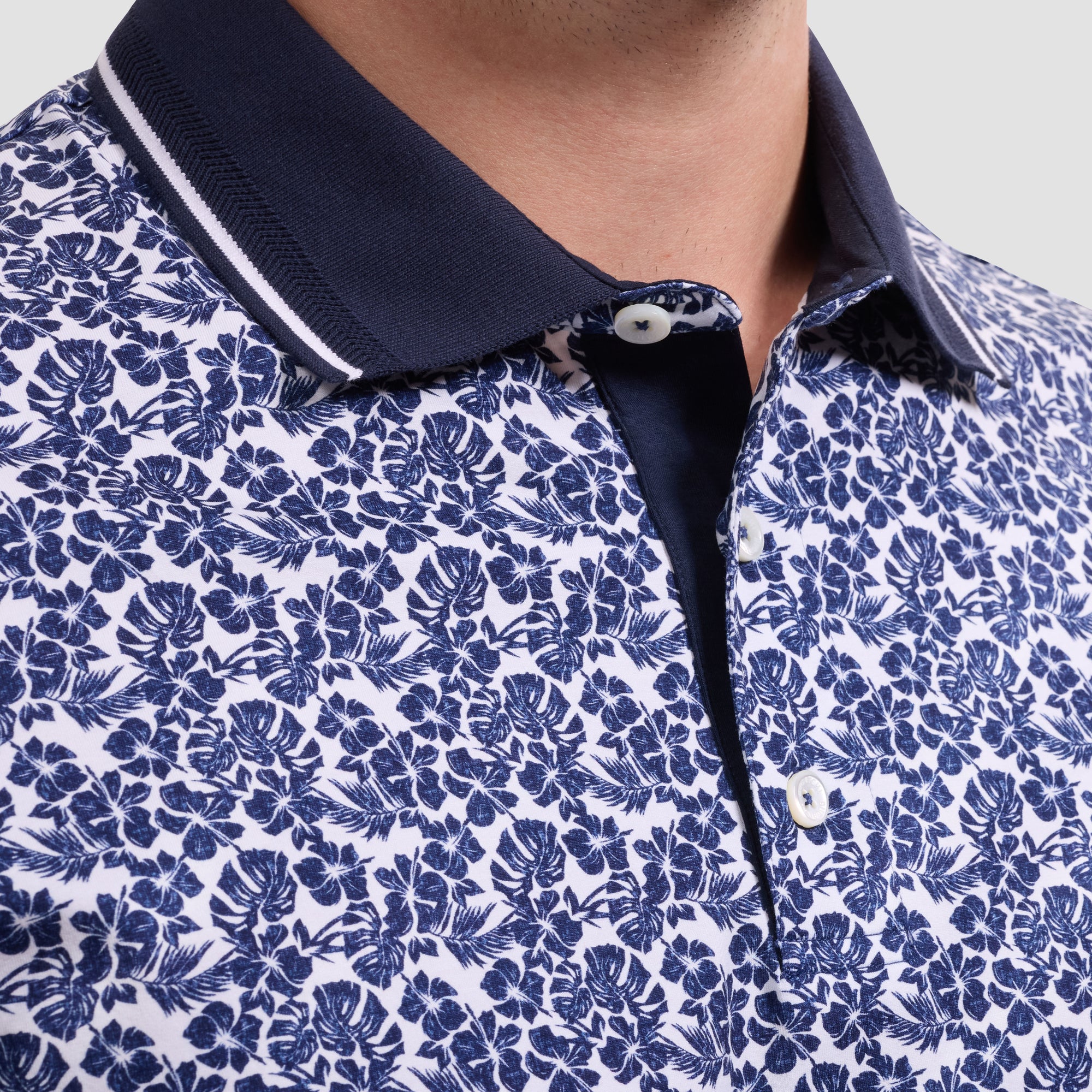 Vance OoohCotton Floral Polo Shirt