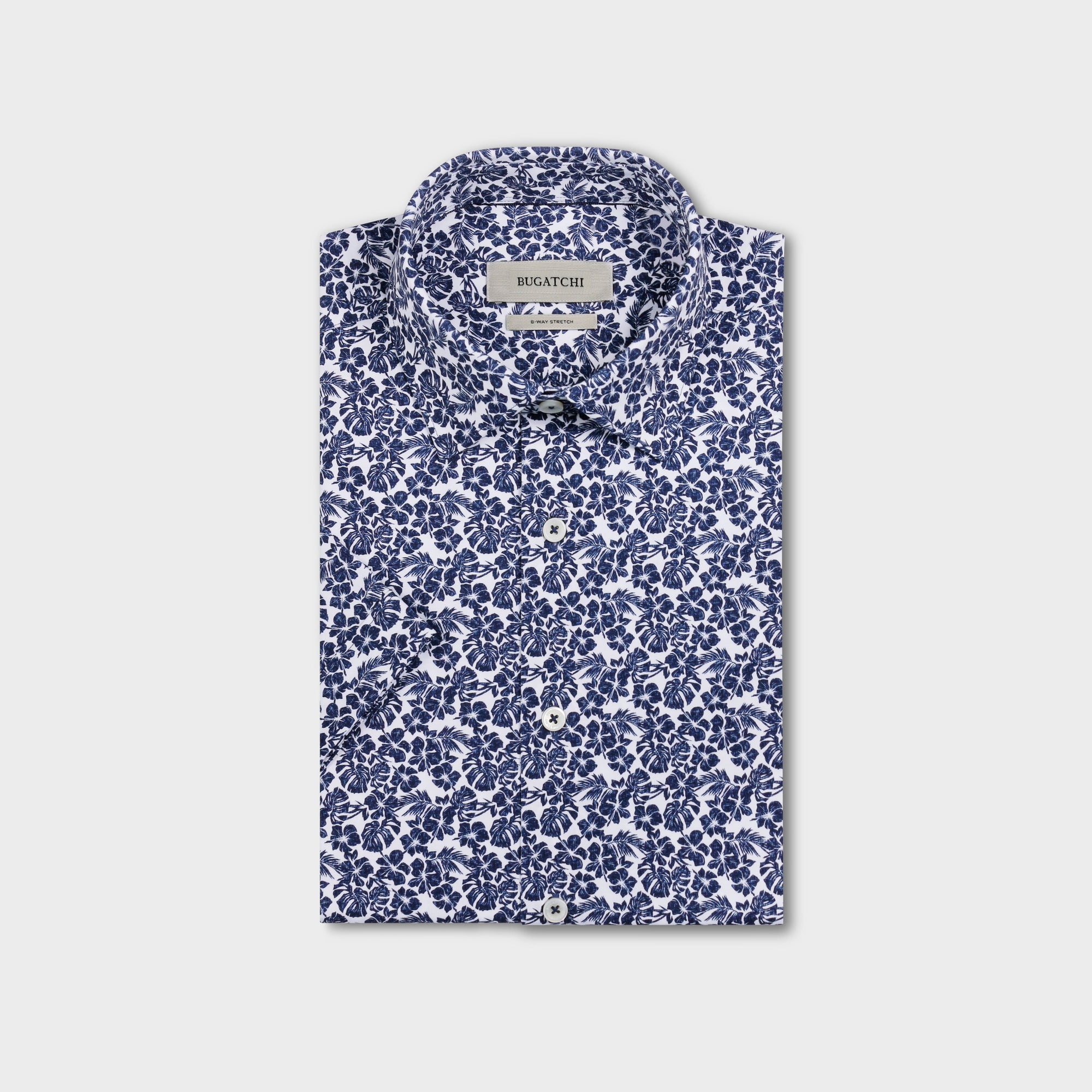 Miles OoohCotton Floral Short-Sleeve Shirt