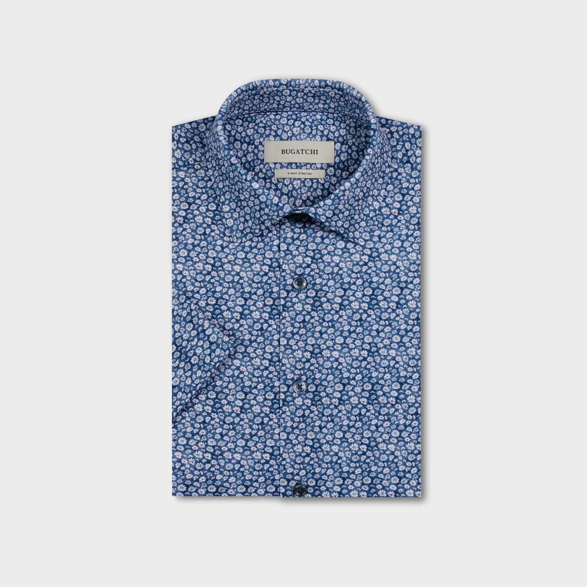 Miles OoohCotton Floral Short-Sleeve Shirt NAVY / S