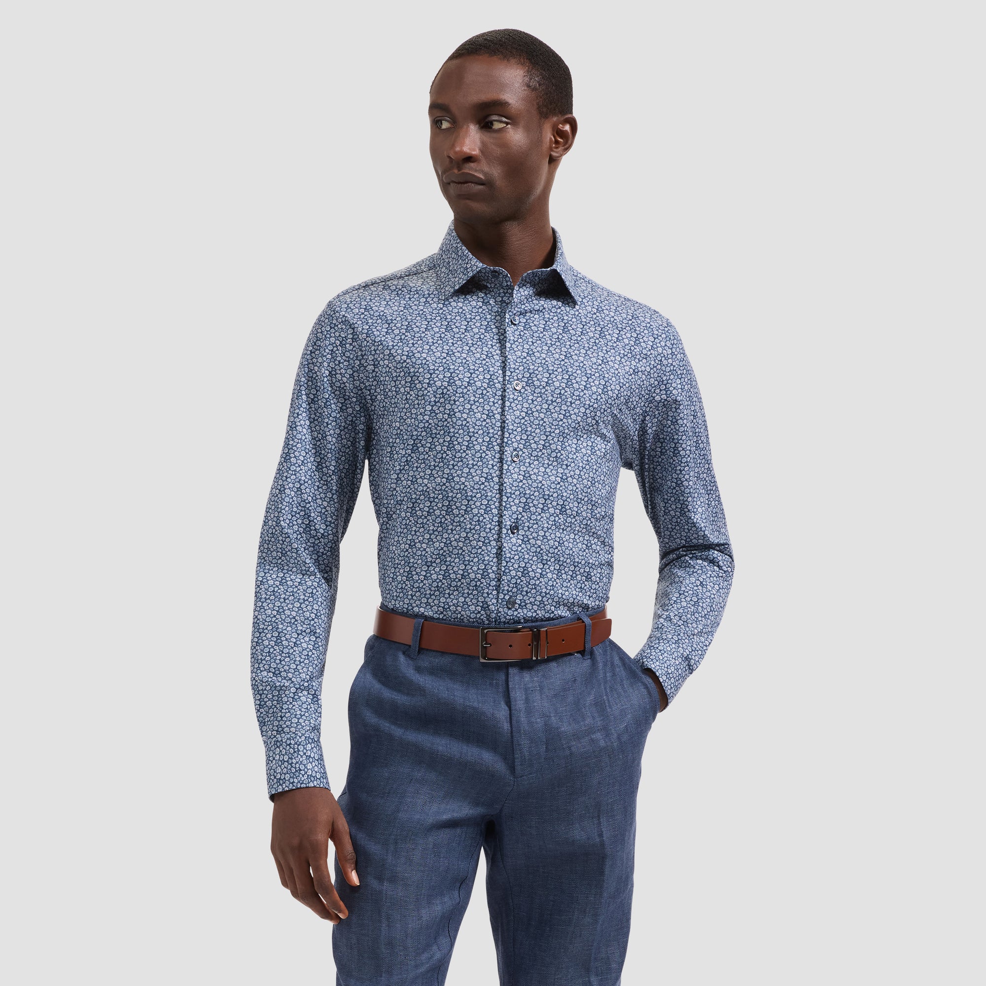 James OoohCotton Floral Shirt