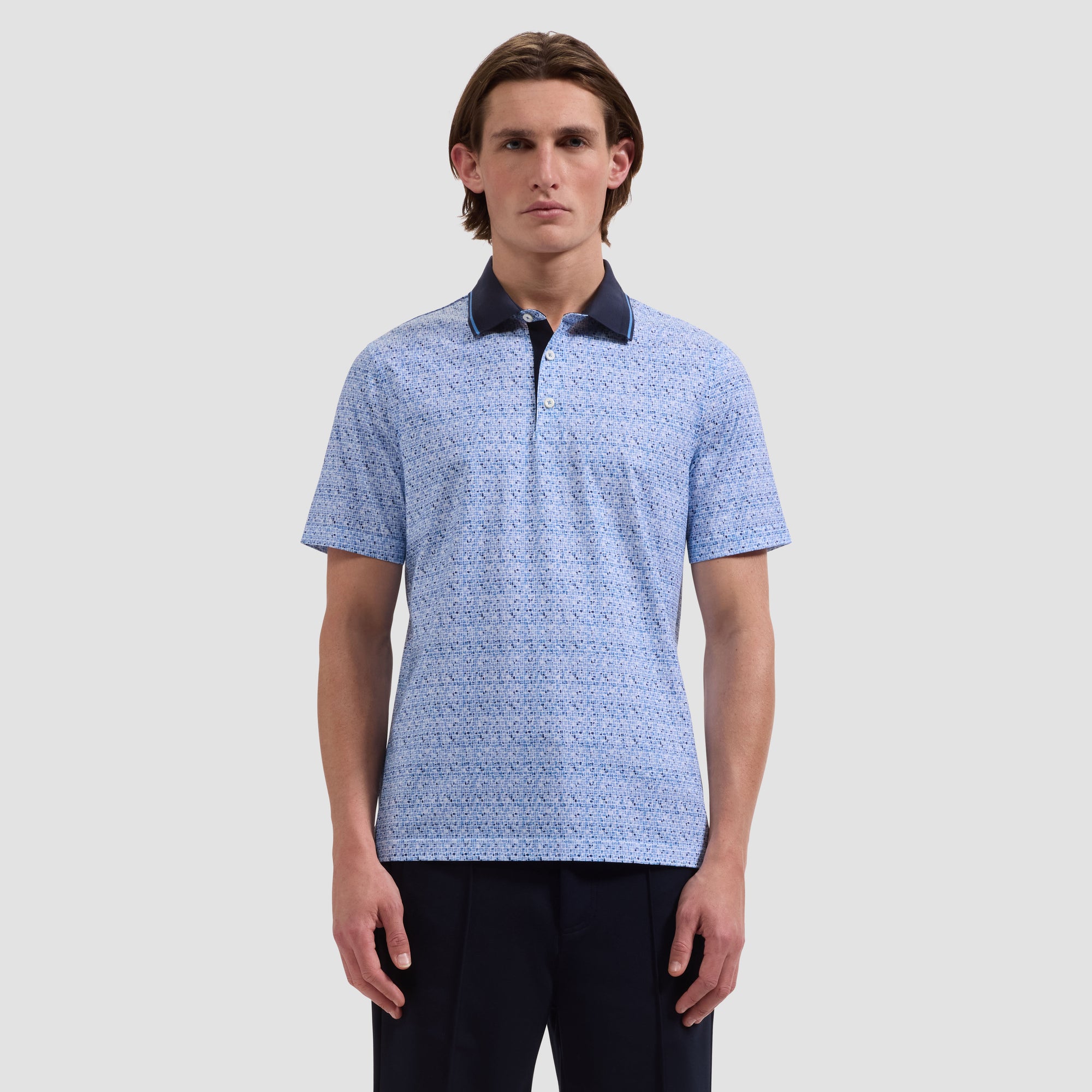 Vidal OoohCotton Mosaic Polo Shirt