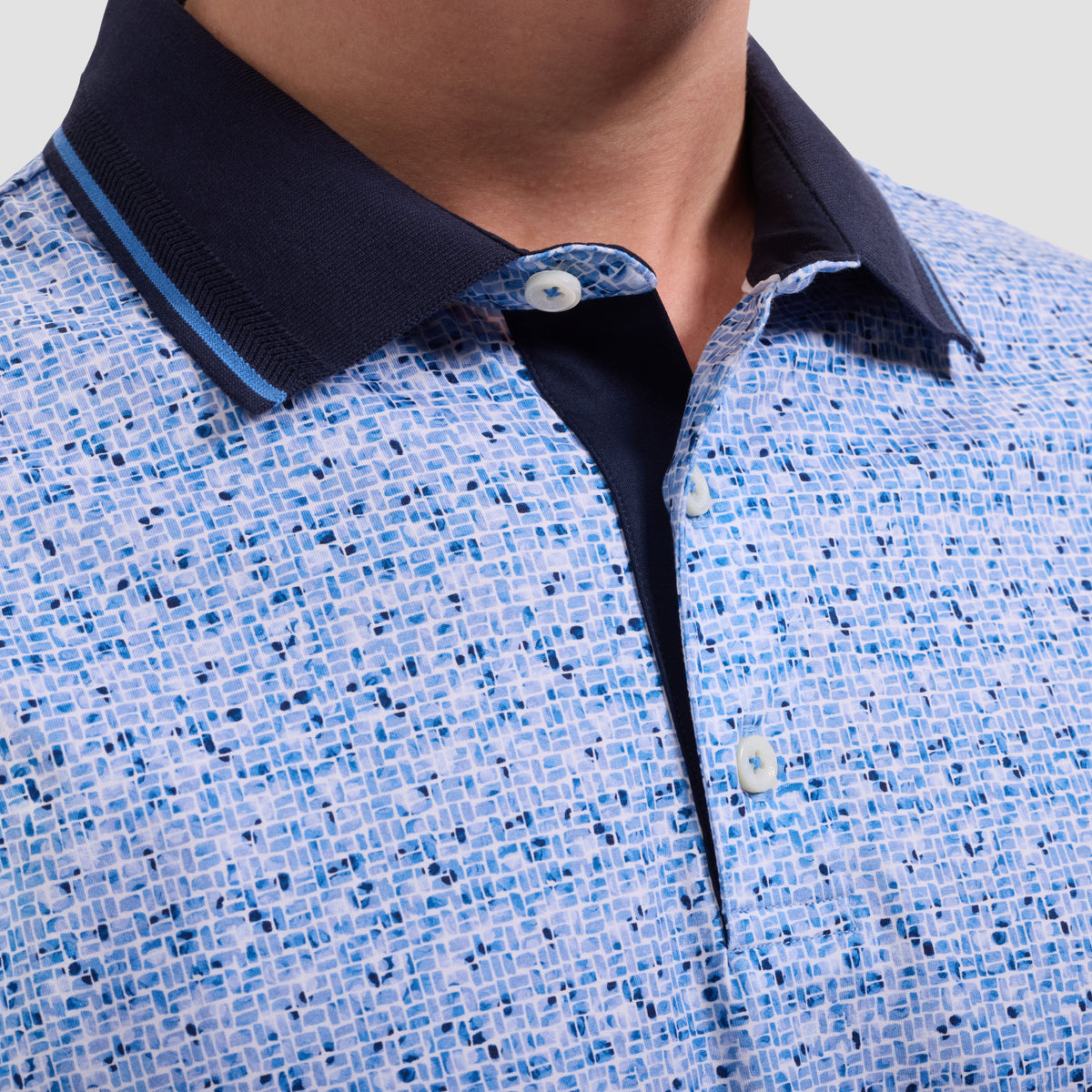 Vidal OoohCotton Mosaic Polo Shirt