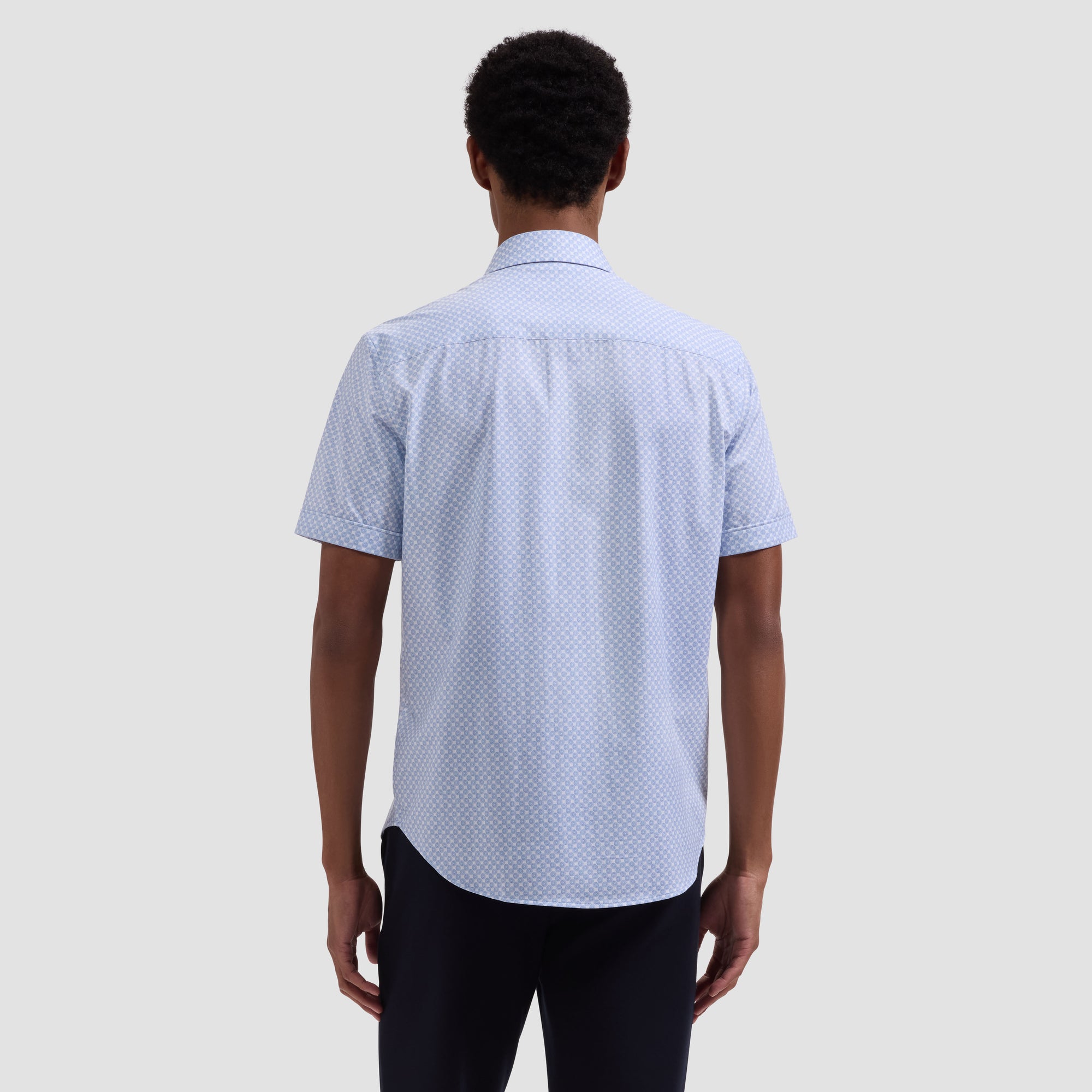 Miles OoohCotton Geometric Short-Sleeve Shirt