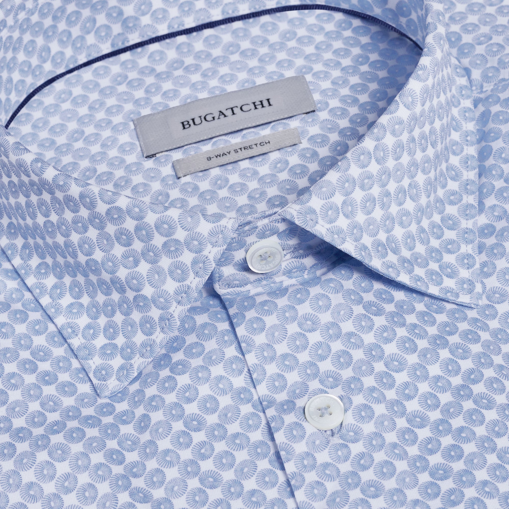 Miles OoohCotton Geometric Short-Sleeve Shirt