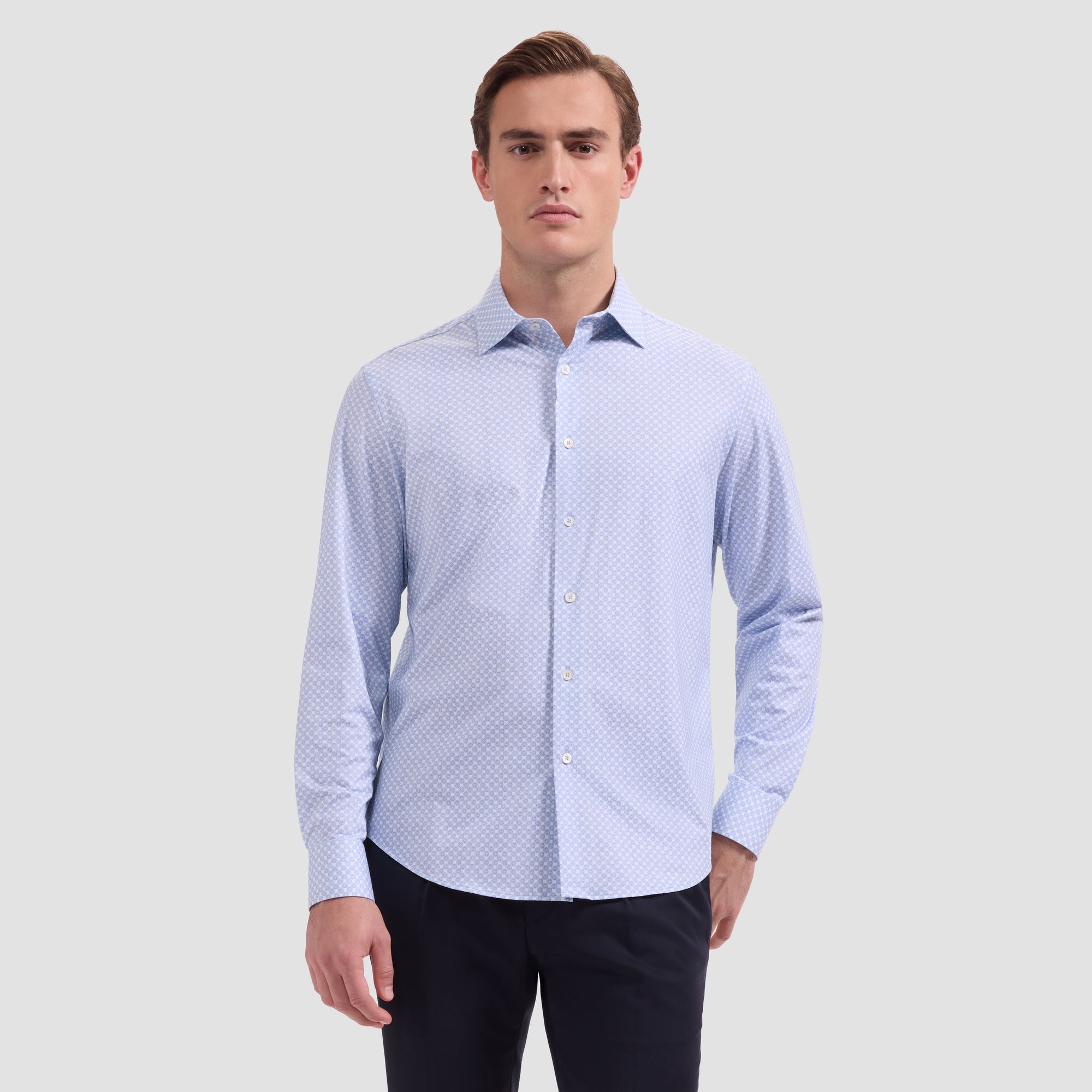 James OoohCotton Geometric Spiral Shirt