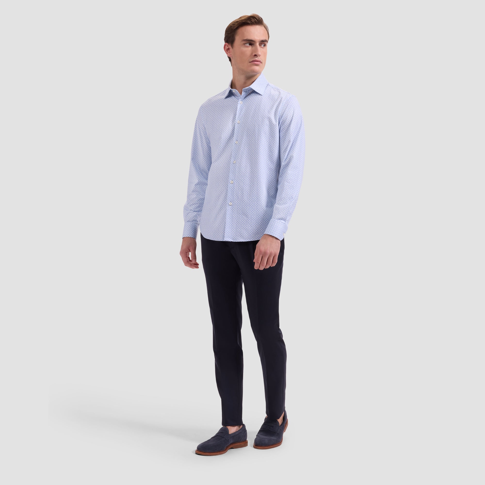 James OoohCotton Geometric Spiral Shirt