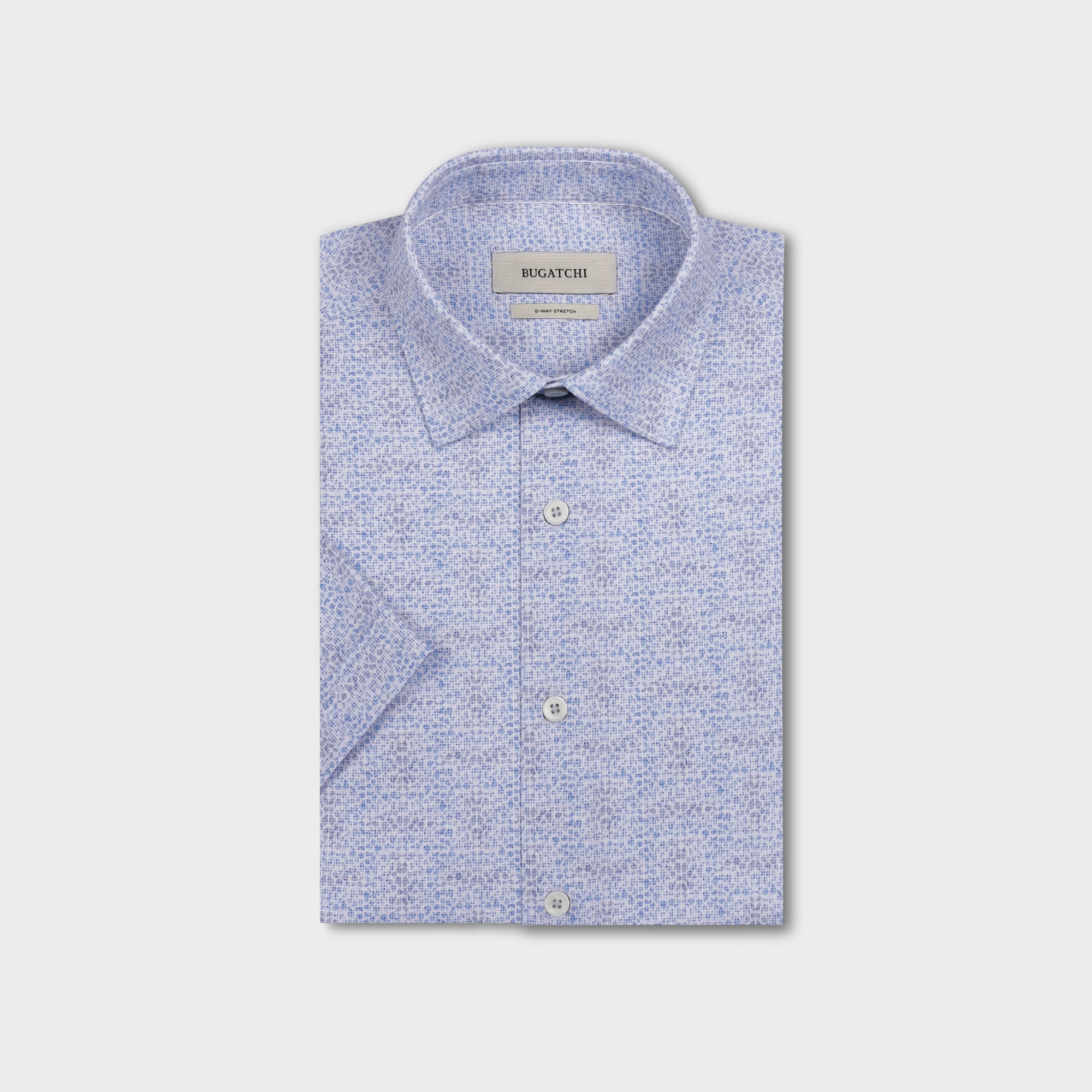 Miles OoohCotton Mini Abstract Short-Sleeve Shirt