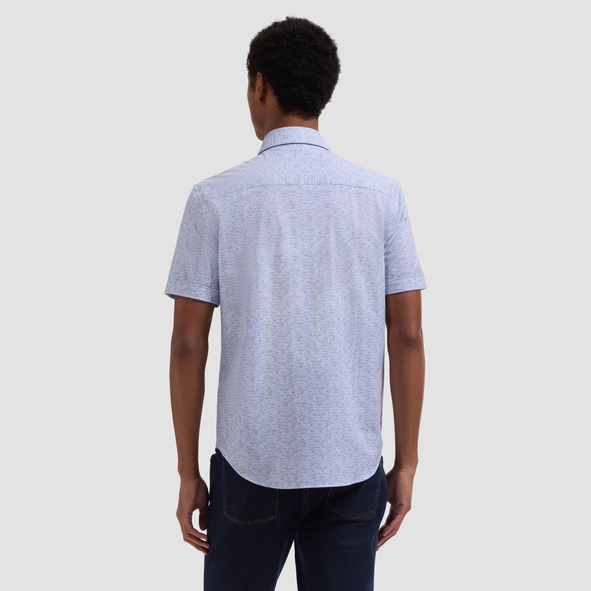Miles OoohCotton Mini Abstract Short-Sleeve Shirt