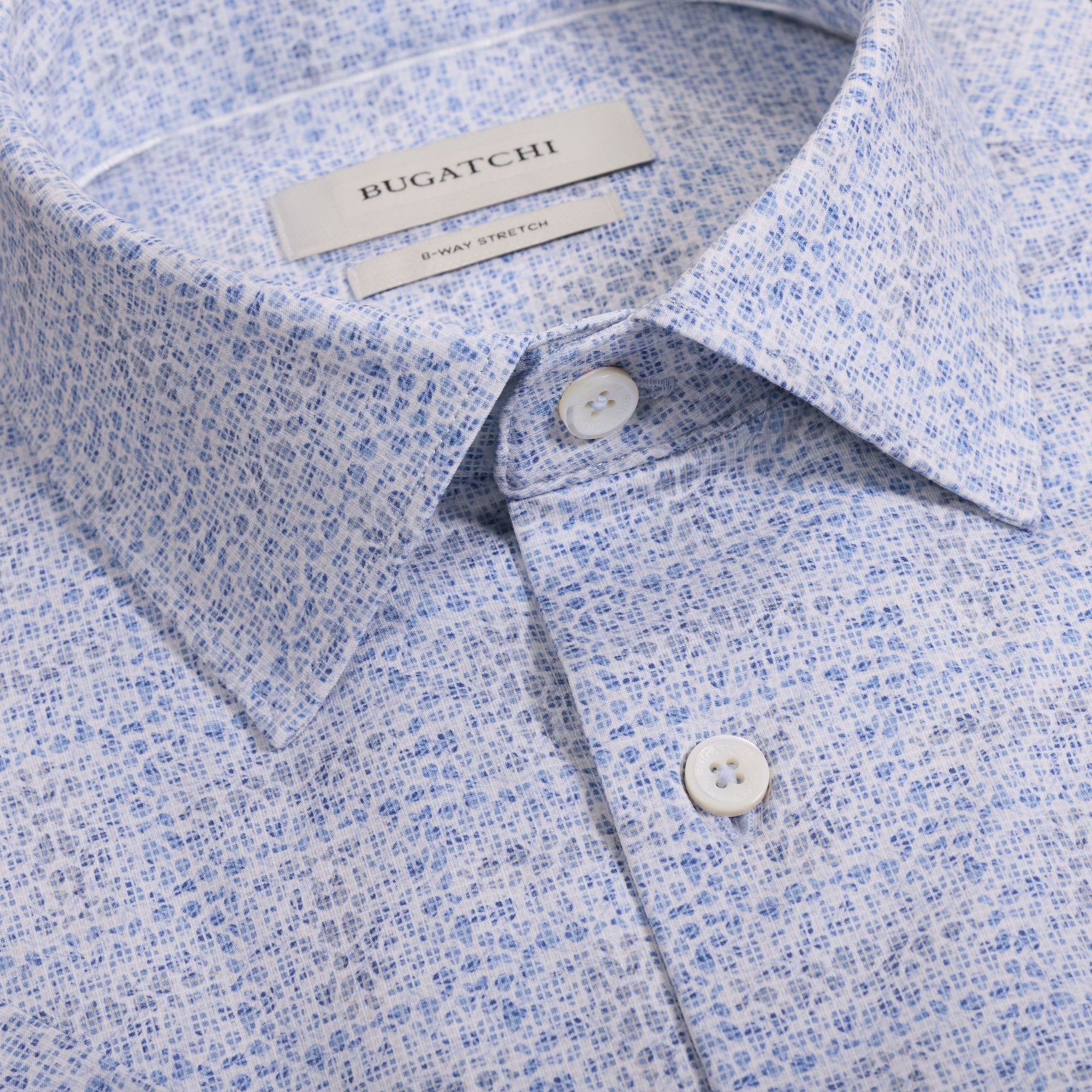 Miles OoohCotton Mini Abstract Short-Sleeve Shirt