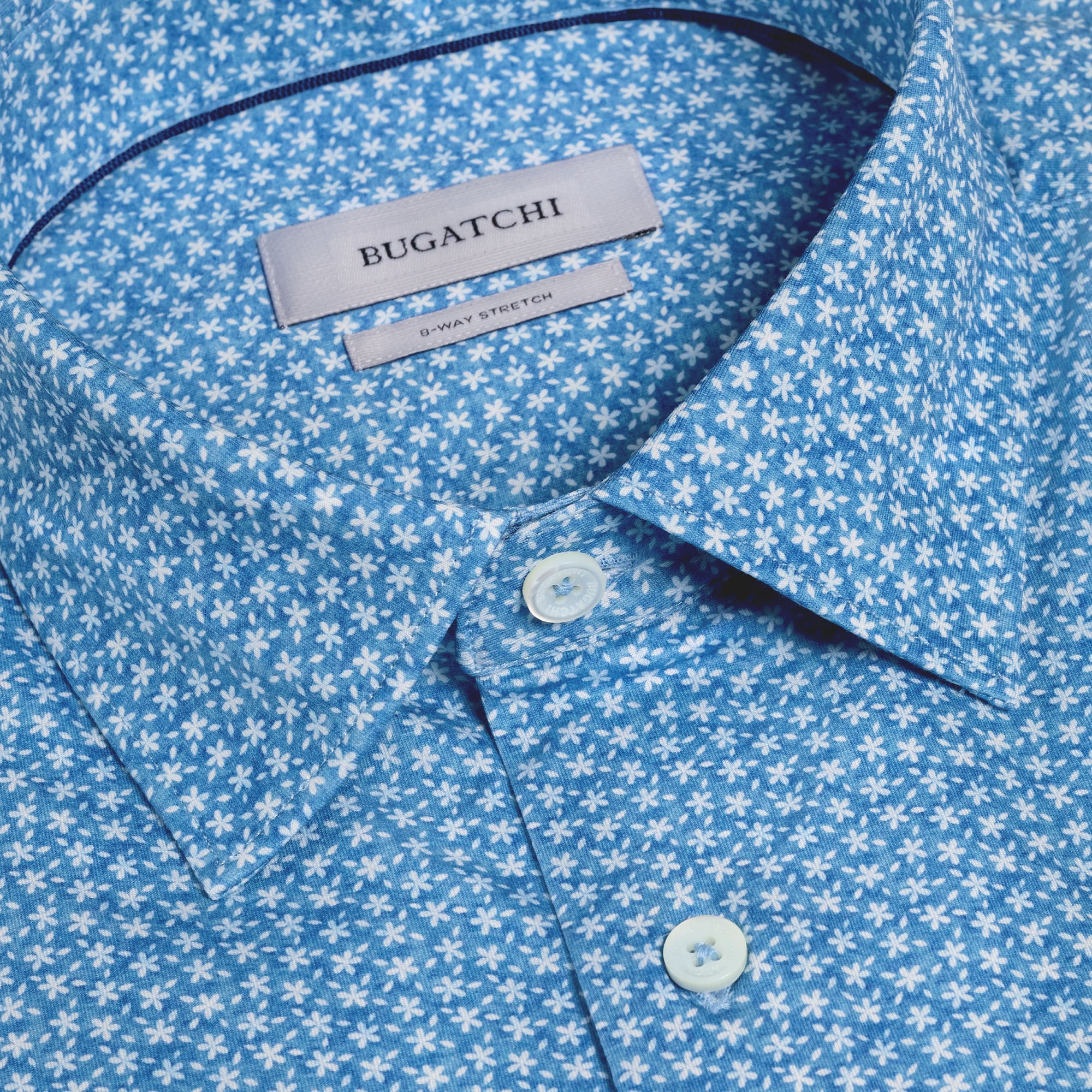 James OoohCotton Micro Floral Shirt