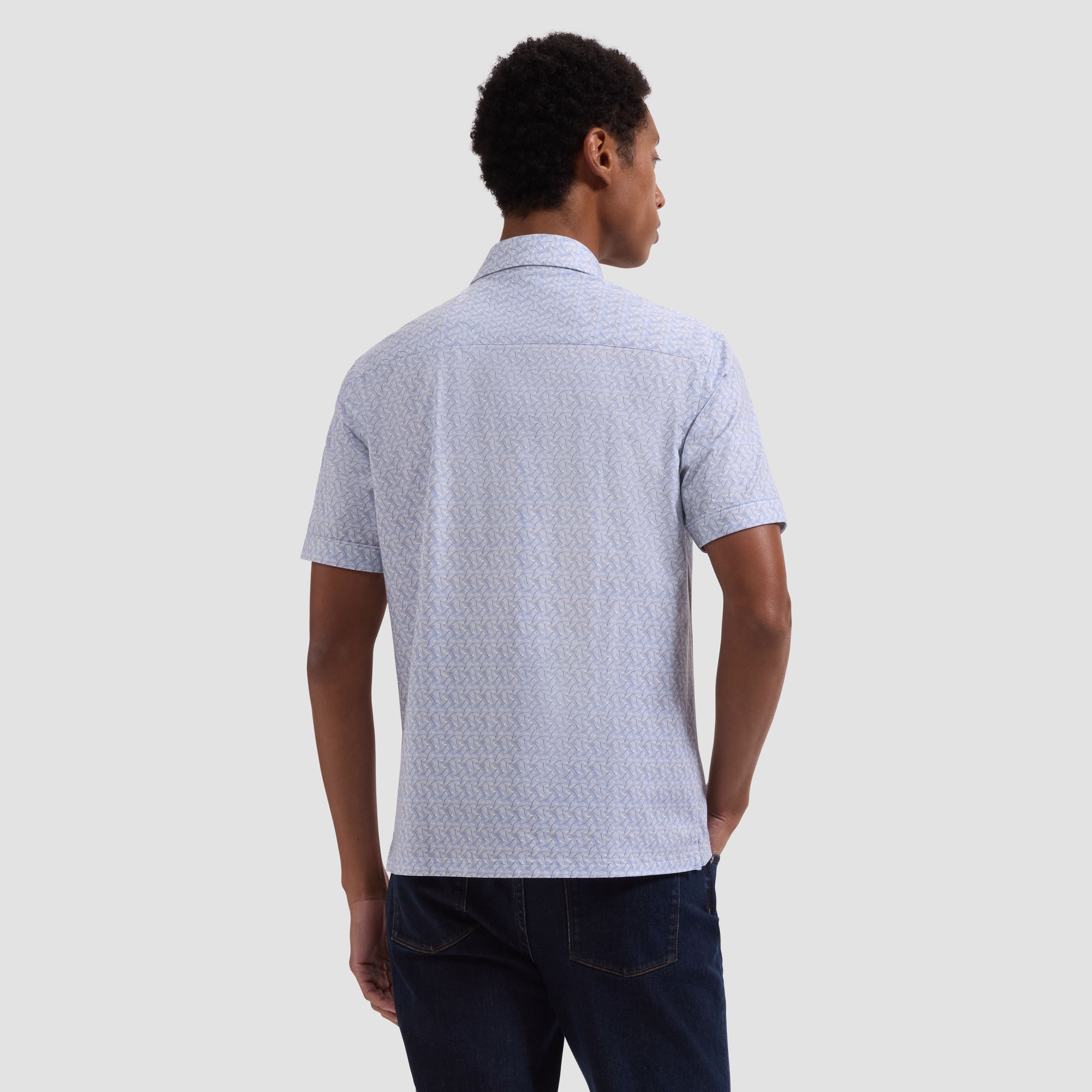 Milo OoohCotton Leaf Print Short-Sleeve Shirt