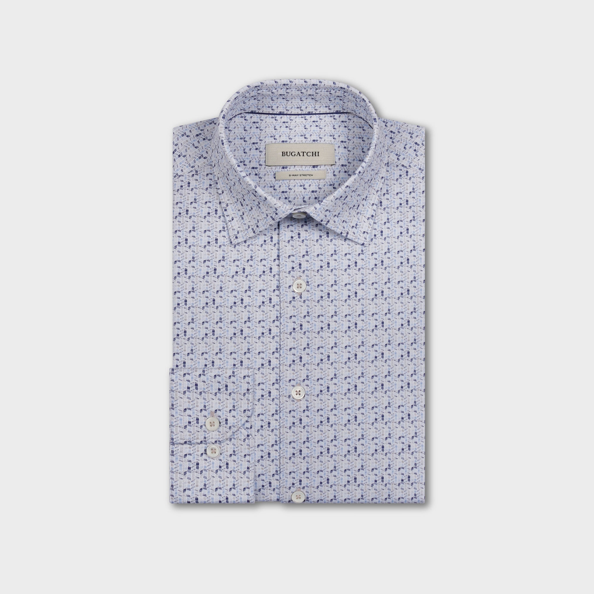 James OoohCotton Abstract Chevron Shirt