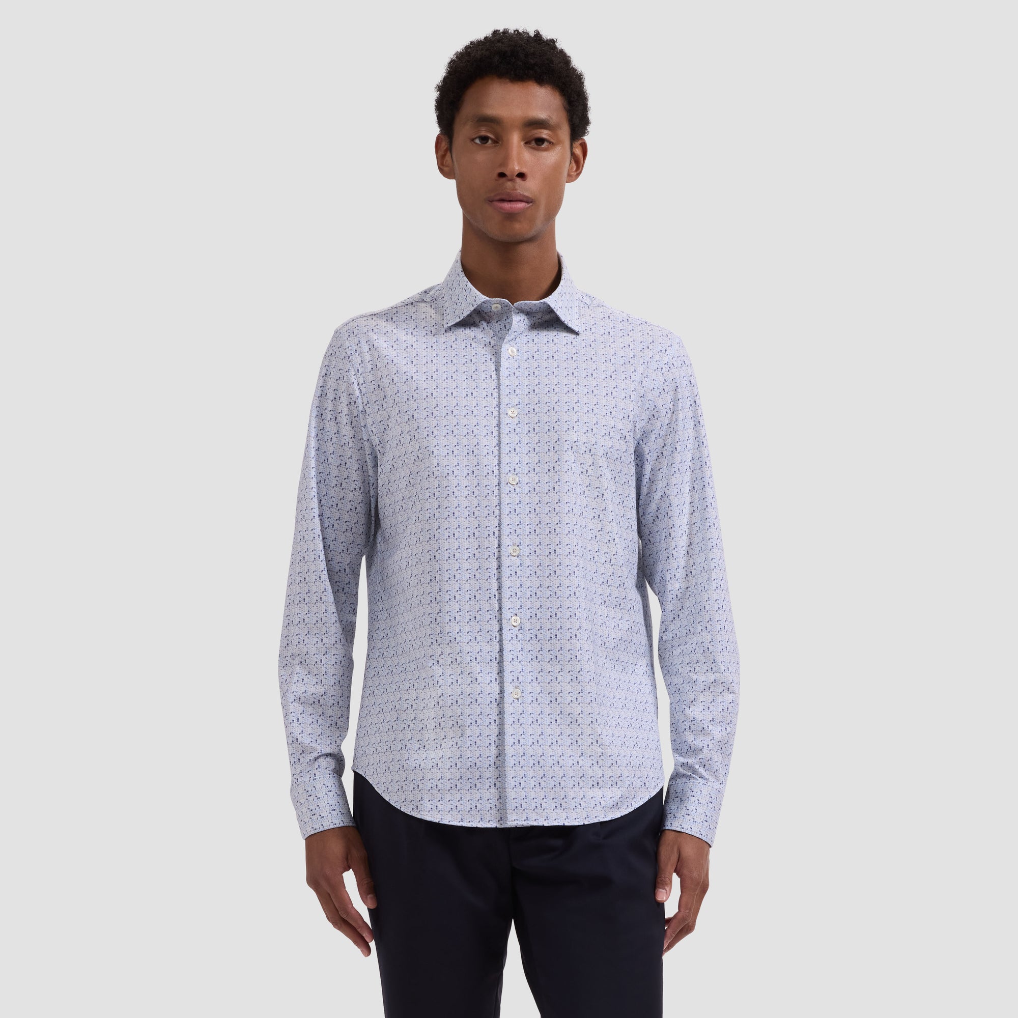 James OoohCotton Abstract Chevron Shirt