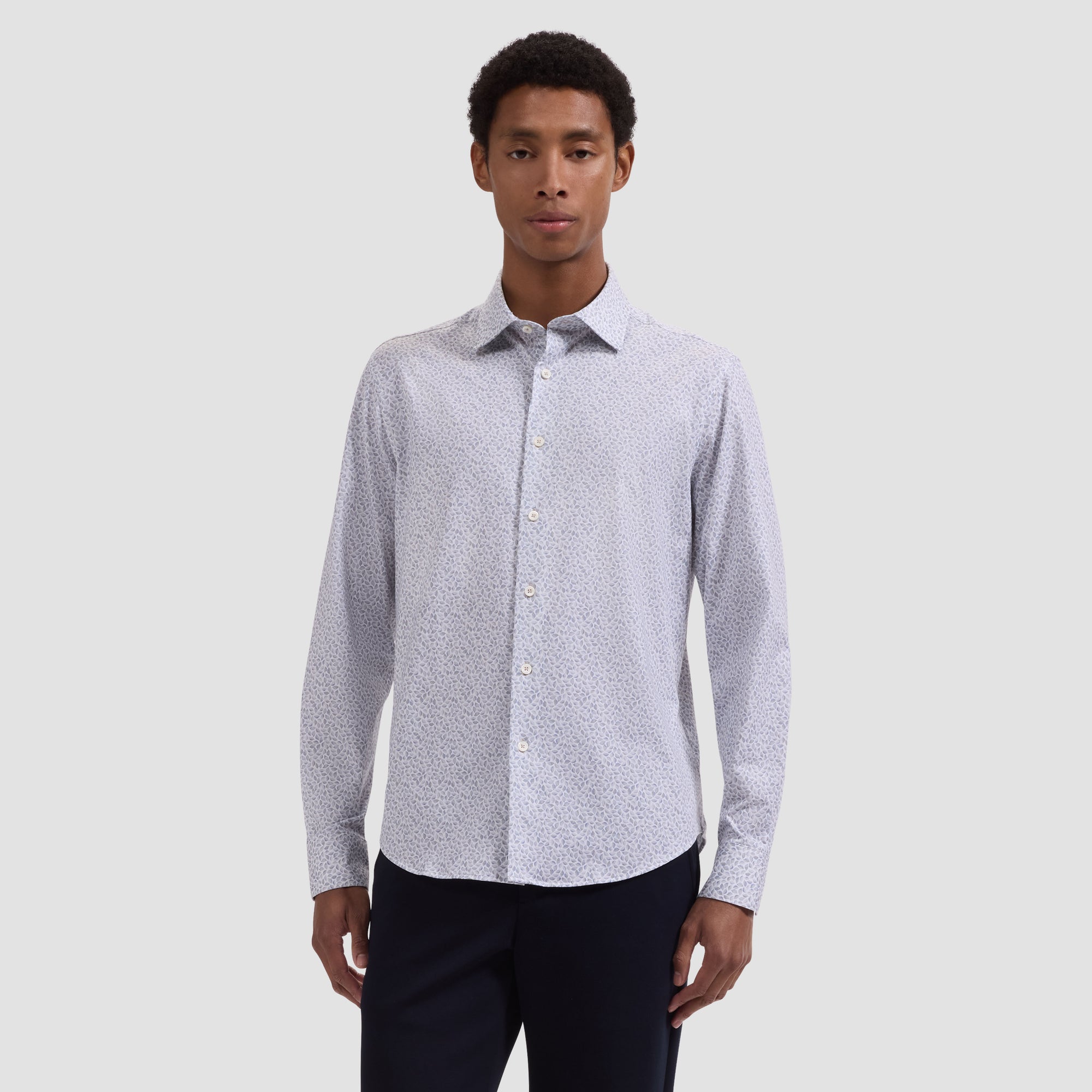 James OoohCotton Leaf Print Shirt