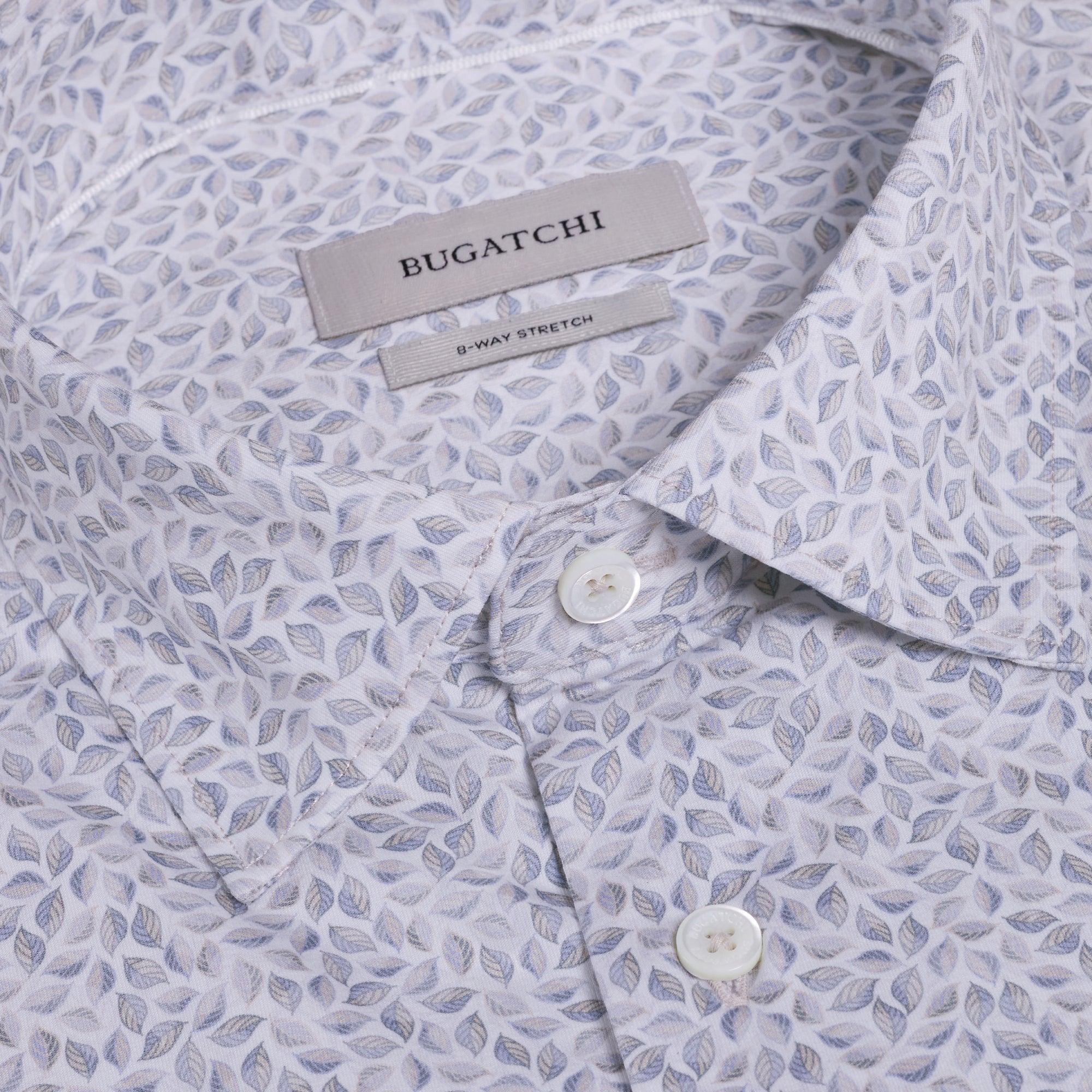 James OoohCotton Leaf Print Shirt