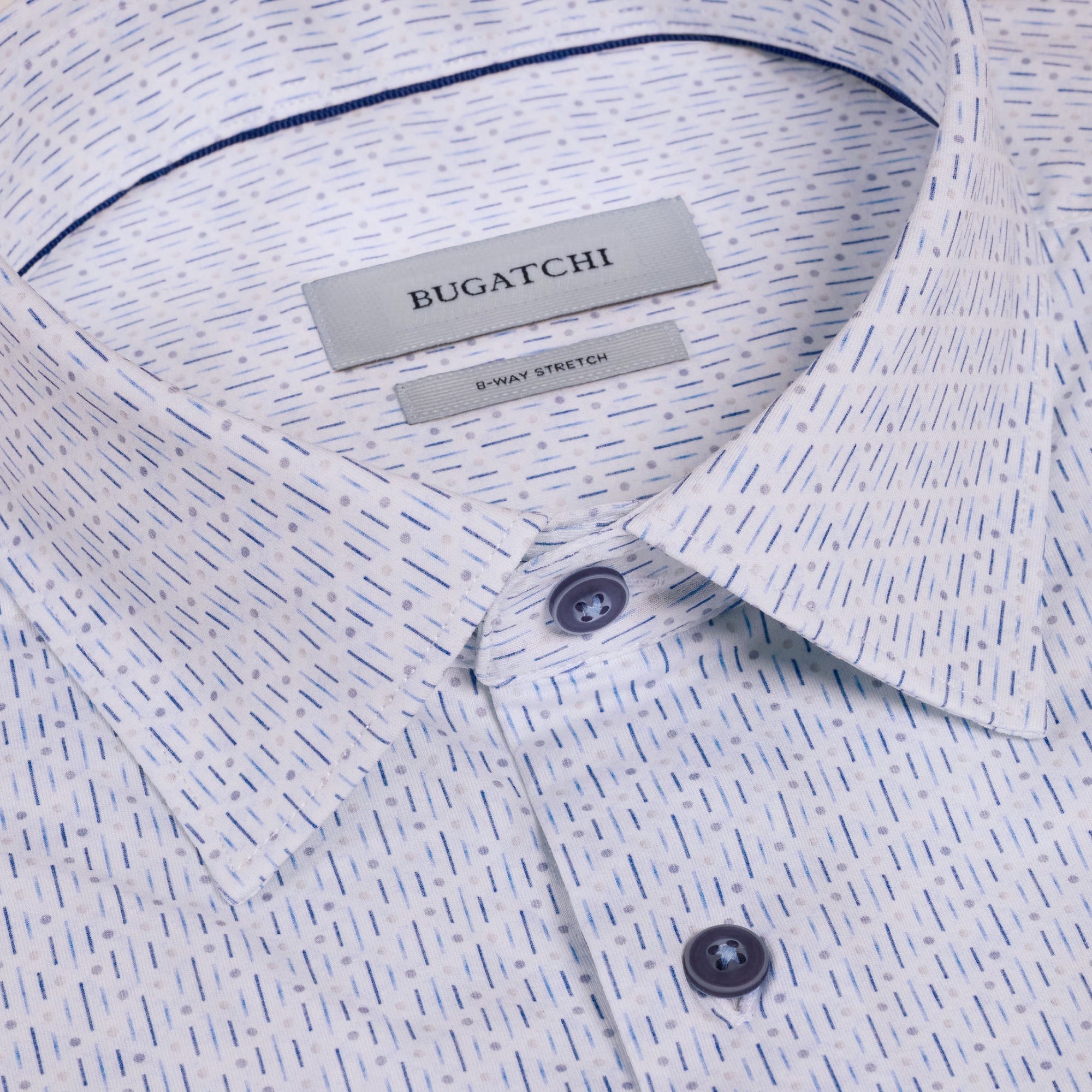 Miles OoohCotton Geometric Short-Sleeve Shirt