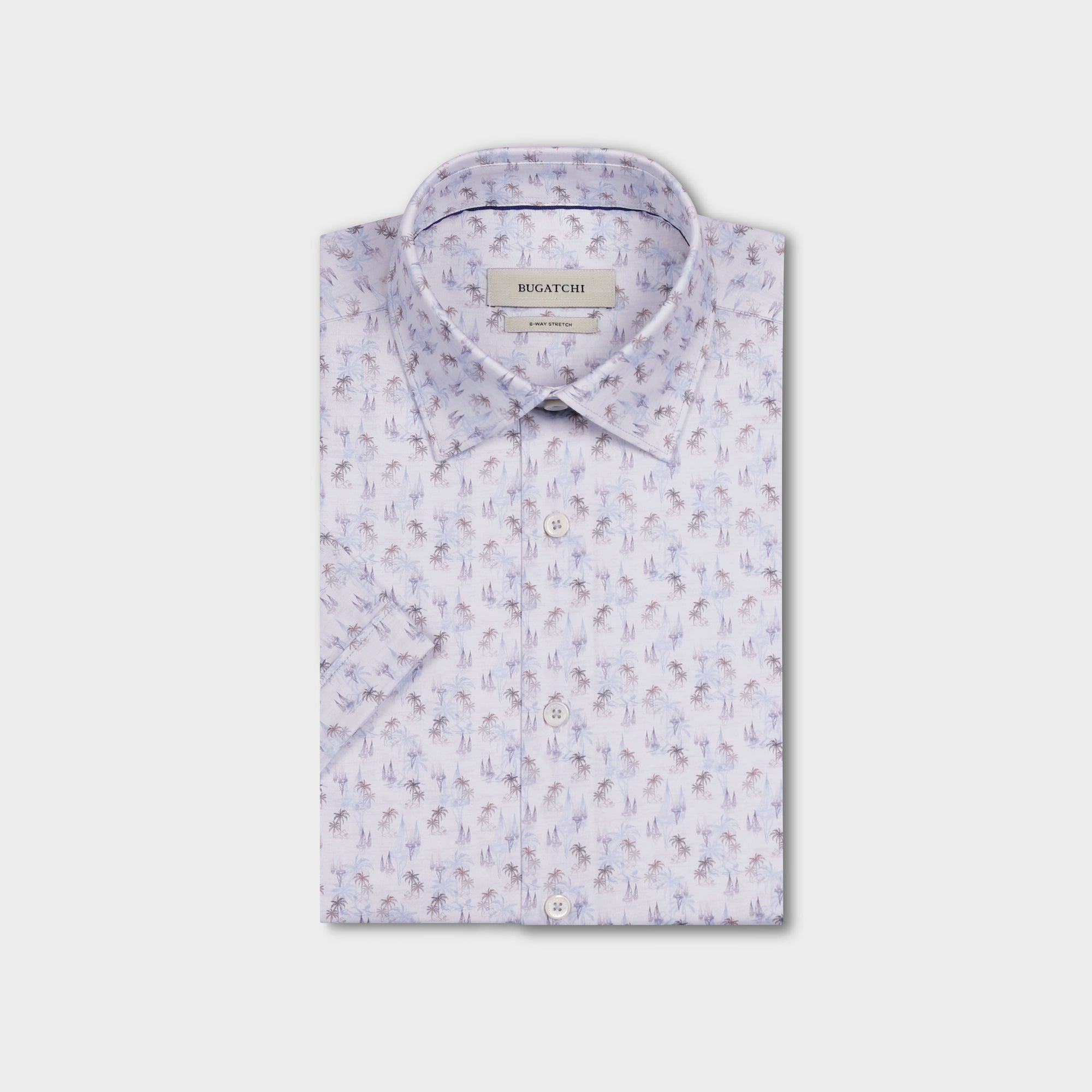 Miles OoohCotton Sailboat Short-Sleeve Shirt