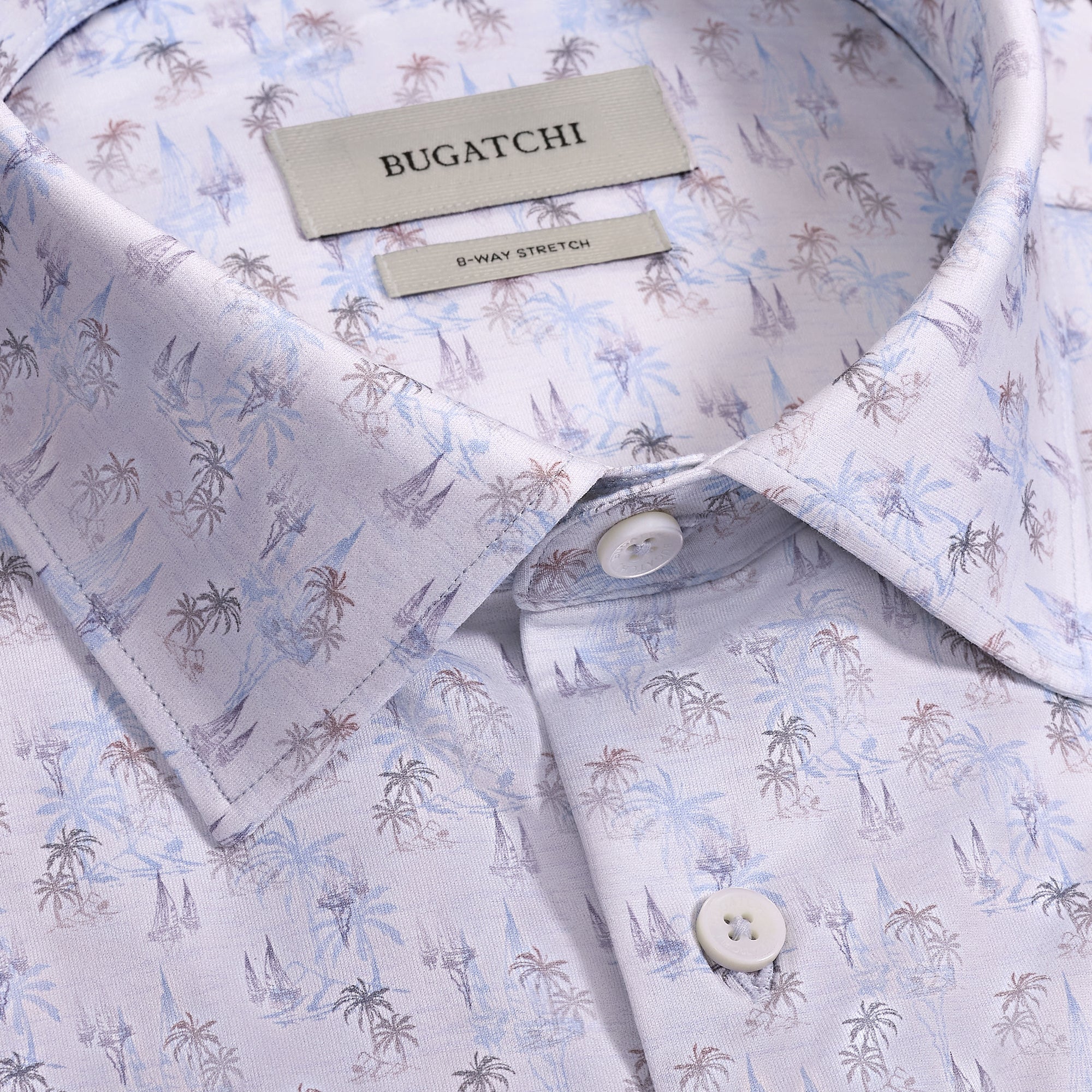 Miles OoohCotton Sailboat Short-Sleeve Shirt