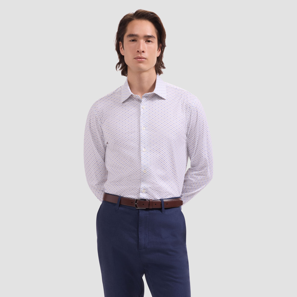James OoohCotton Striped Dot Shirt