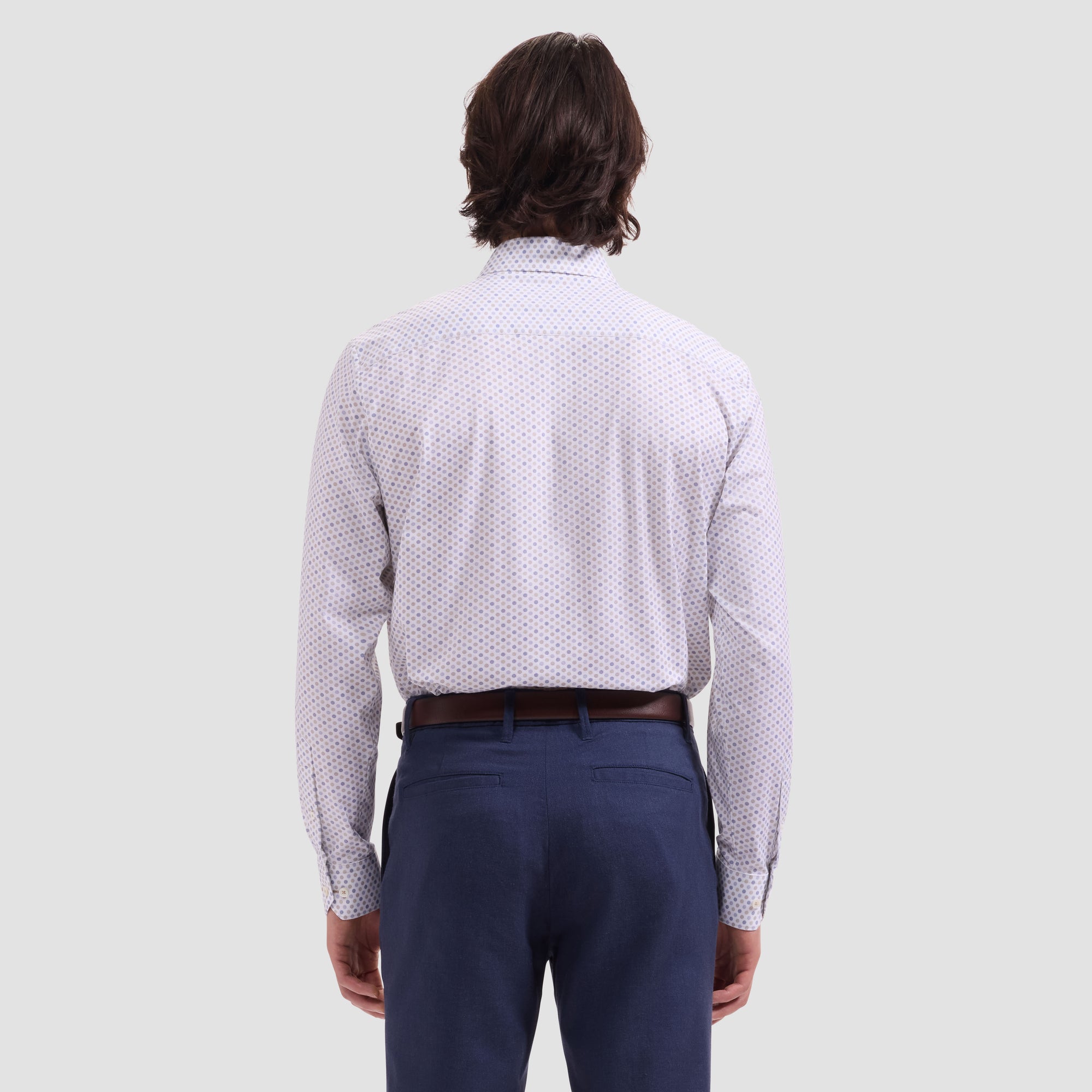 James OoohCotton Striped Dot Shirt