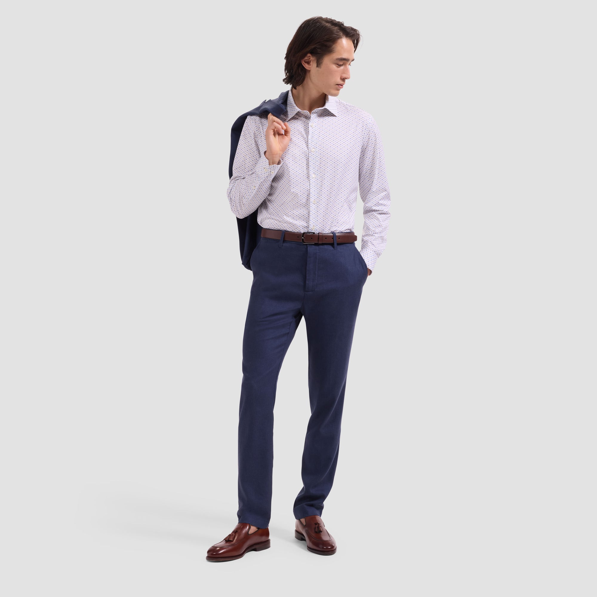 James OoohCotton Striped Dot Shirt