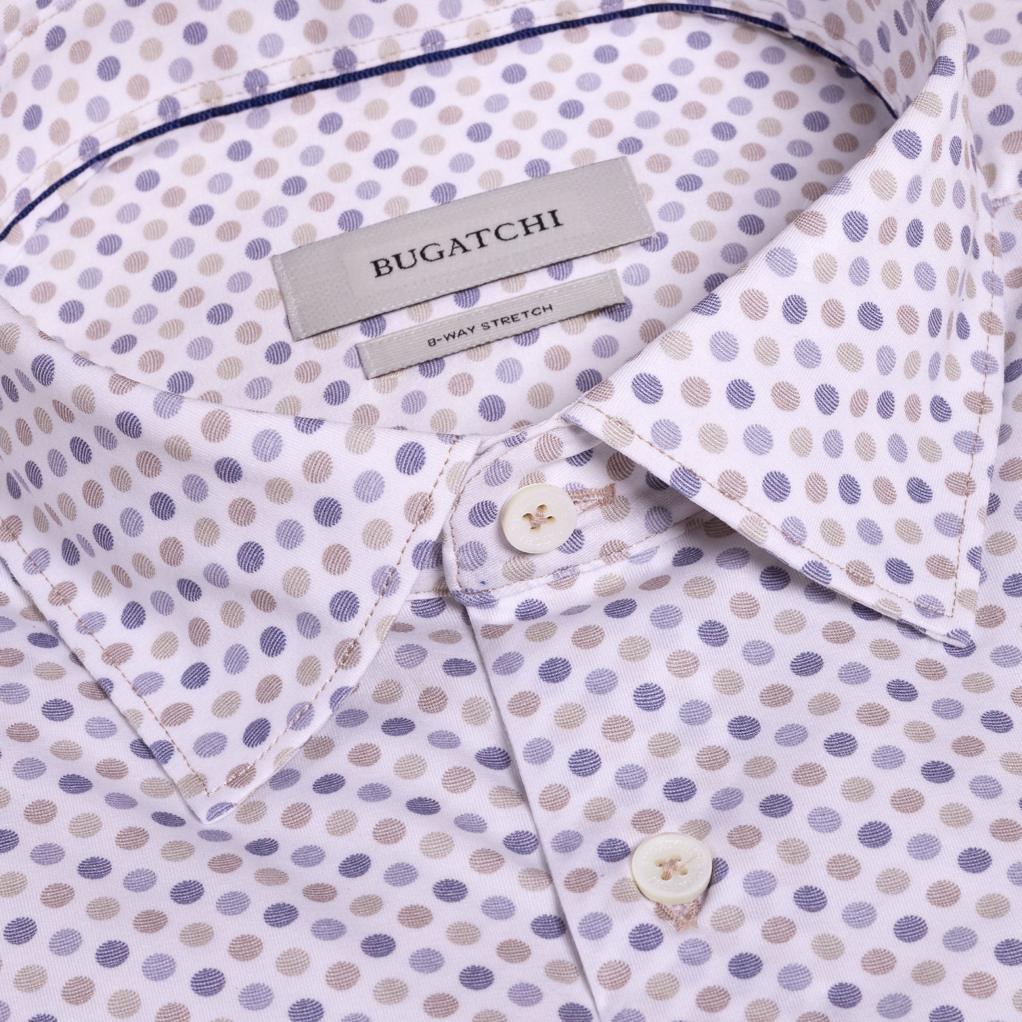 James OoohCotton Striped Dot Shirt