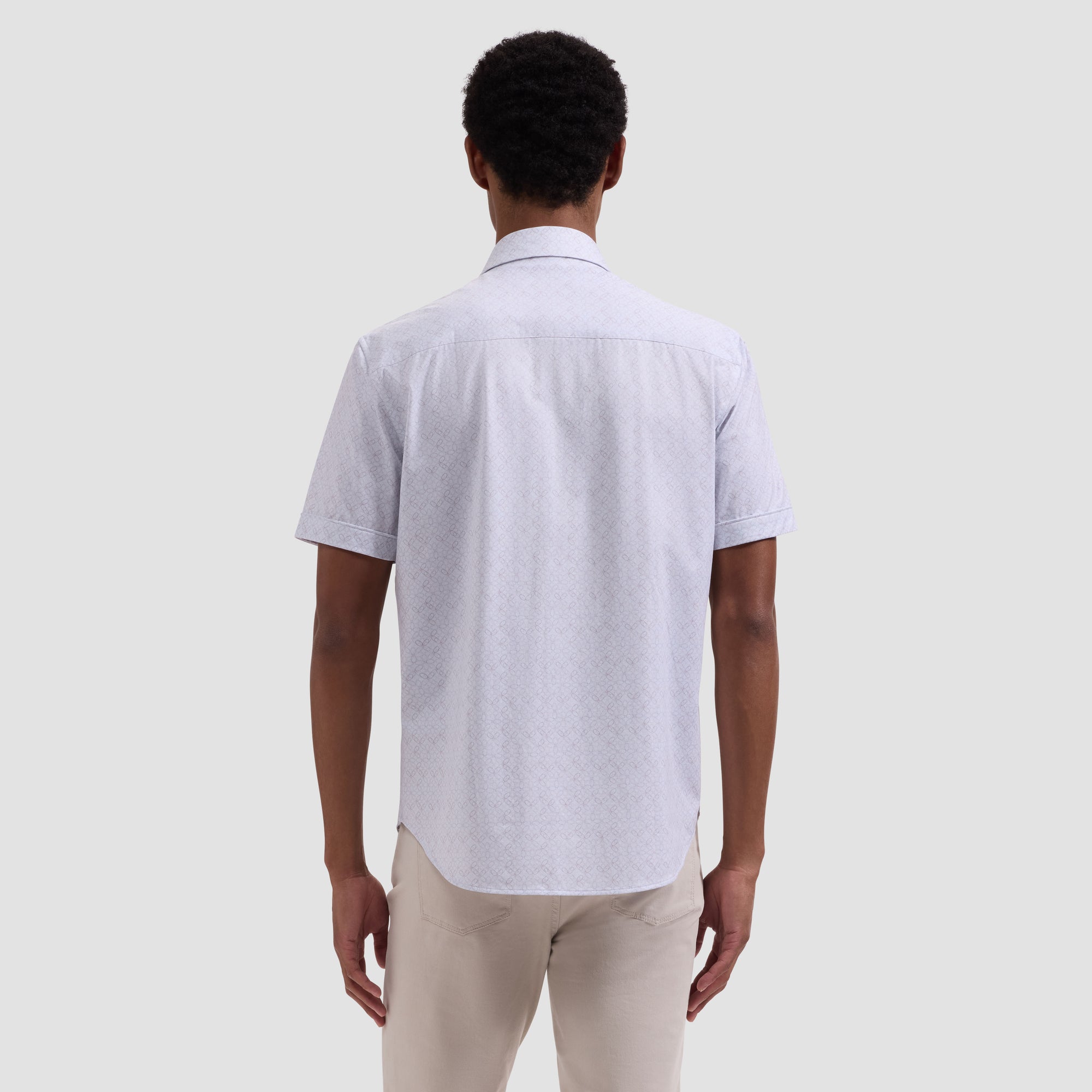Miles OoohCotton Geometric Short-Sleeve Shirt