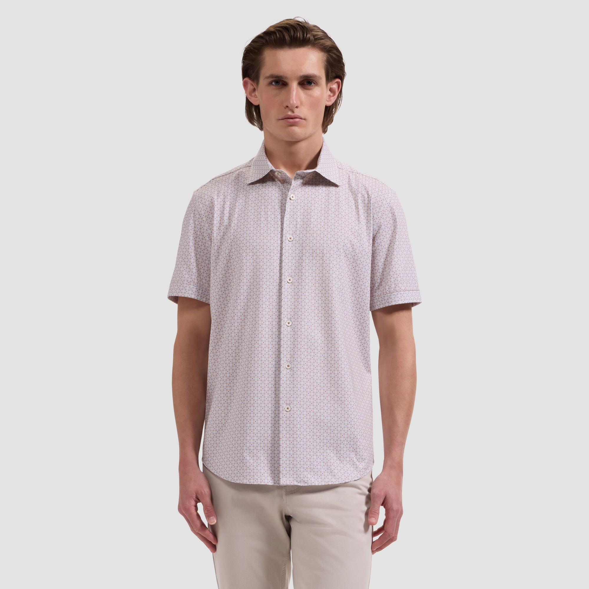 Miles OoohCotton Mosaic Short-Sleeve Shirt