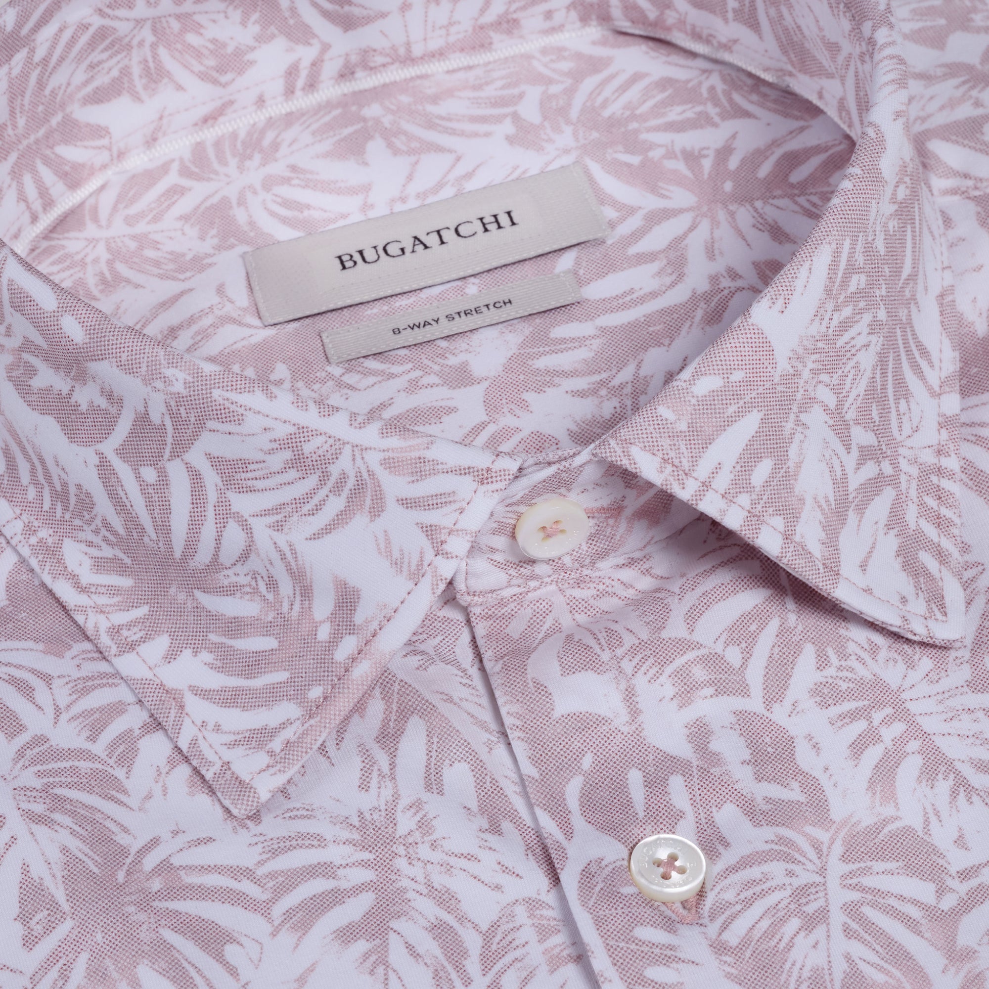 Miles OoohCotton Leaf Print Short-Sleeve Shirt