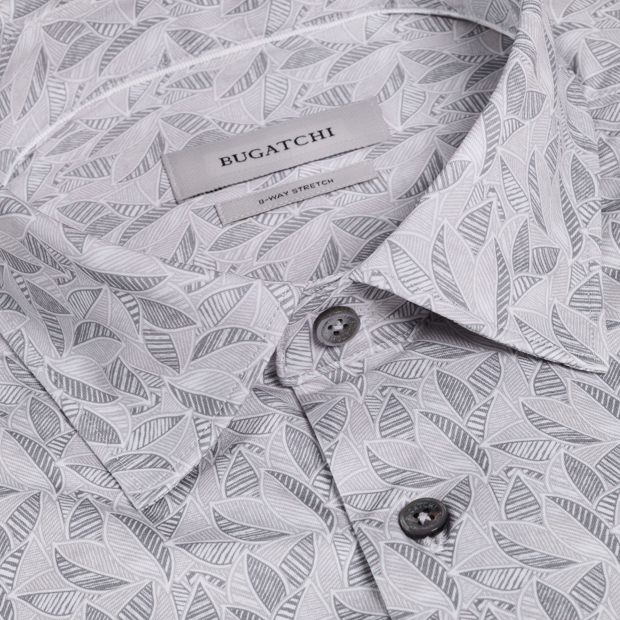 James OoohCotton Leaf Print Shirt