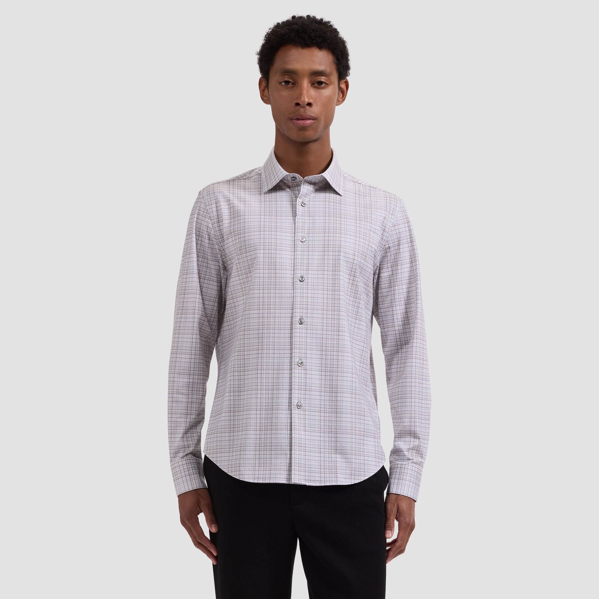James OoohCotton Shadow Plaid Shirt