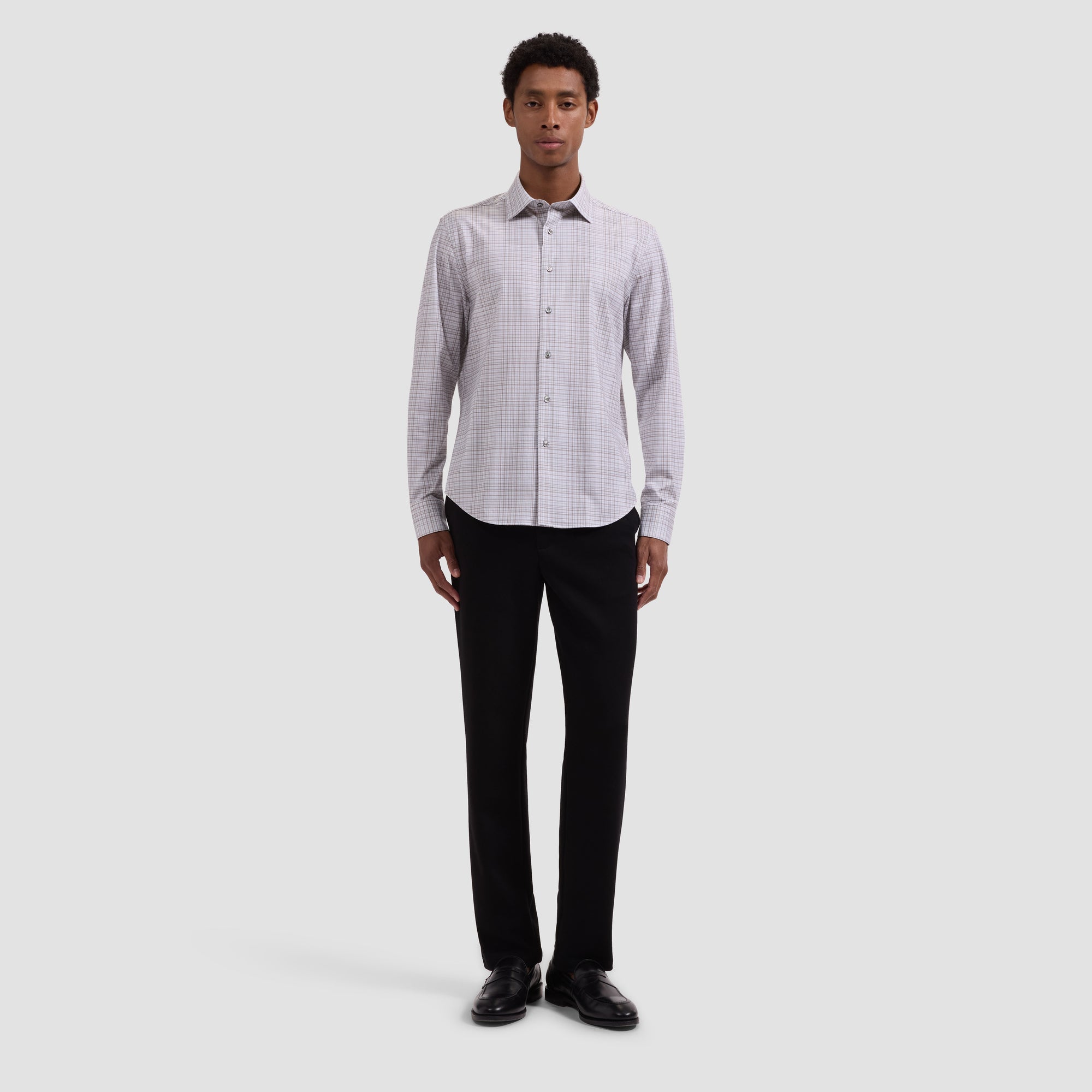 James OoohCotton Shadow Plaid Shirt