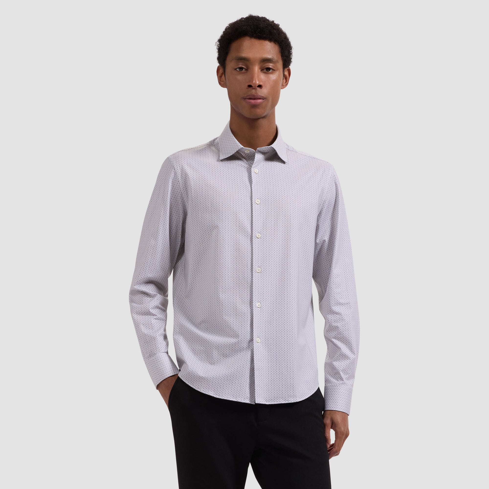 James OoohCotton Geometric Shirt