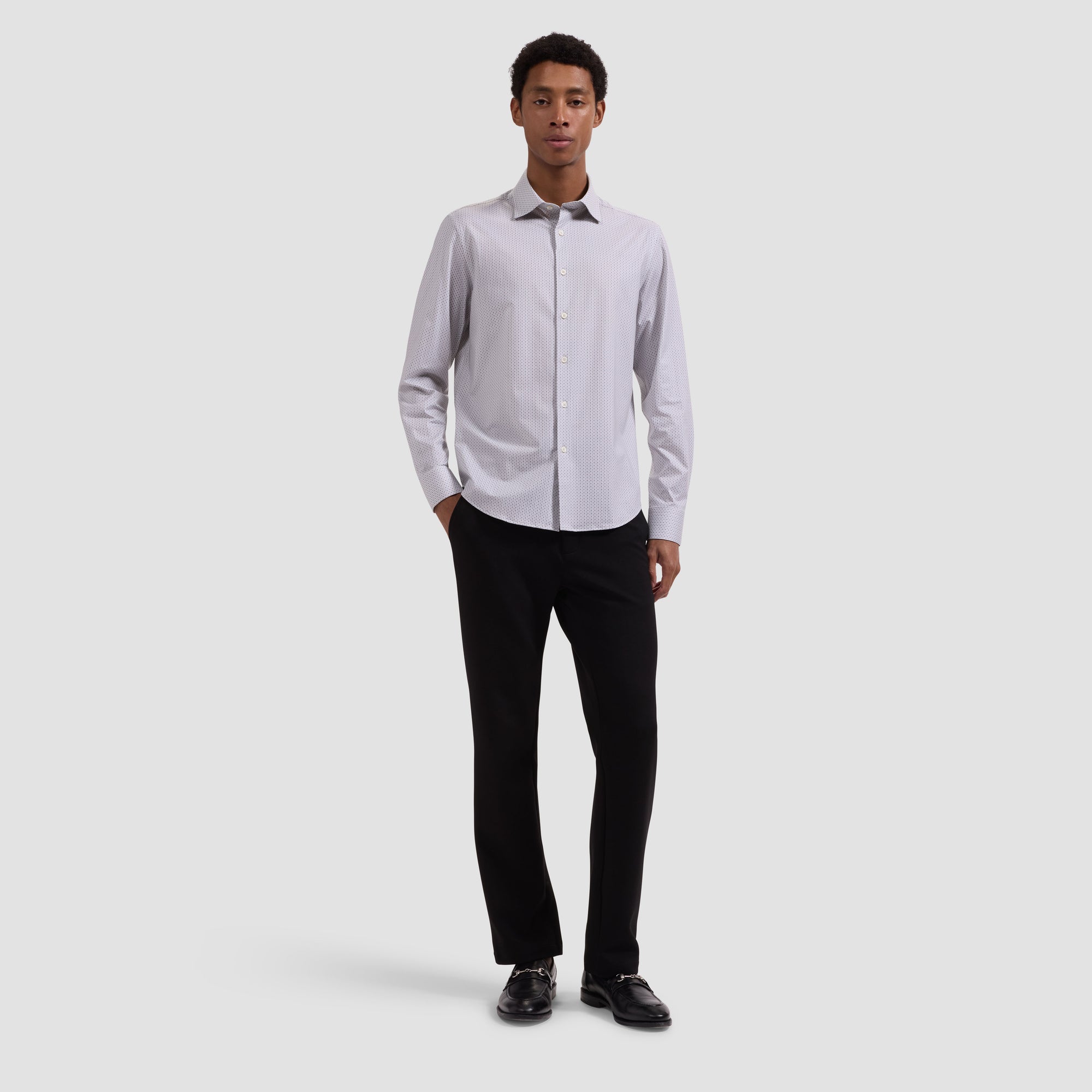 James OoohCotton Geometric Shirt