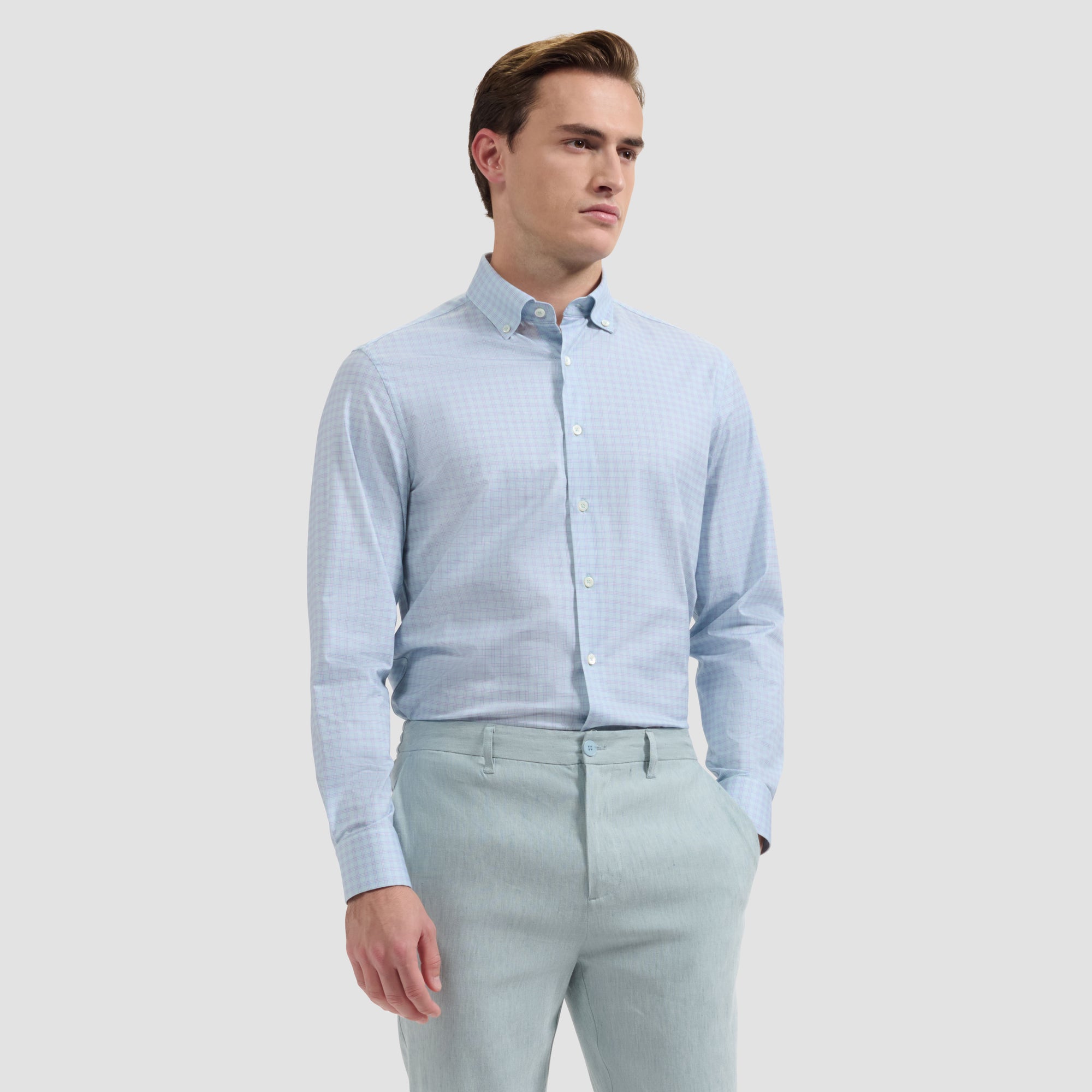 James OoohCotton Graph Check Shirt
