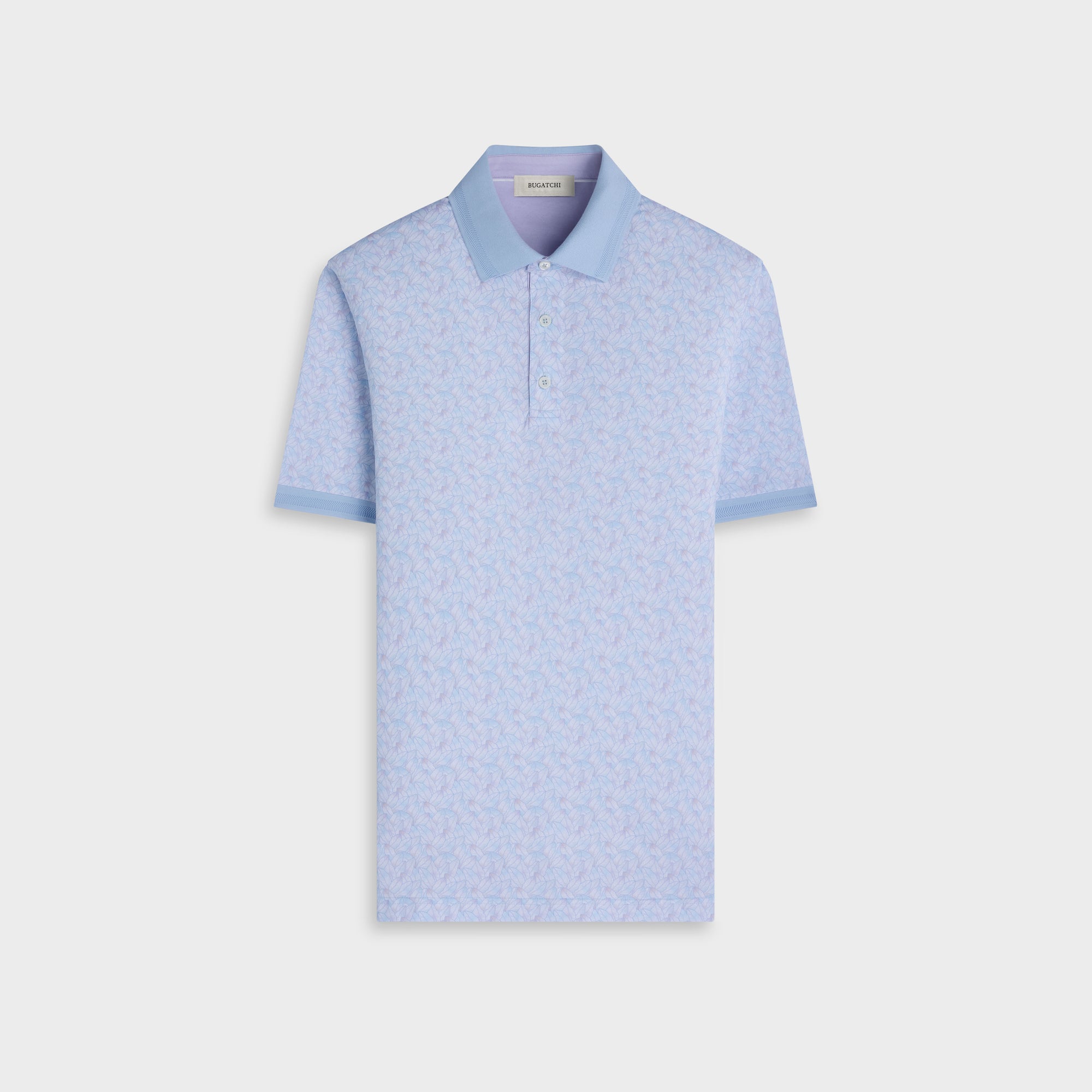 Vasco OoohCotton Leaf Print Polo Shirt