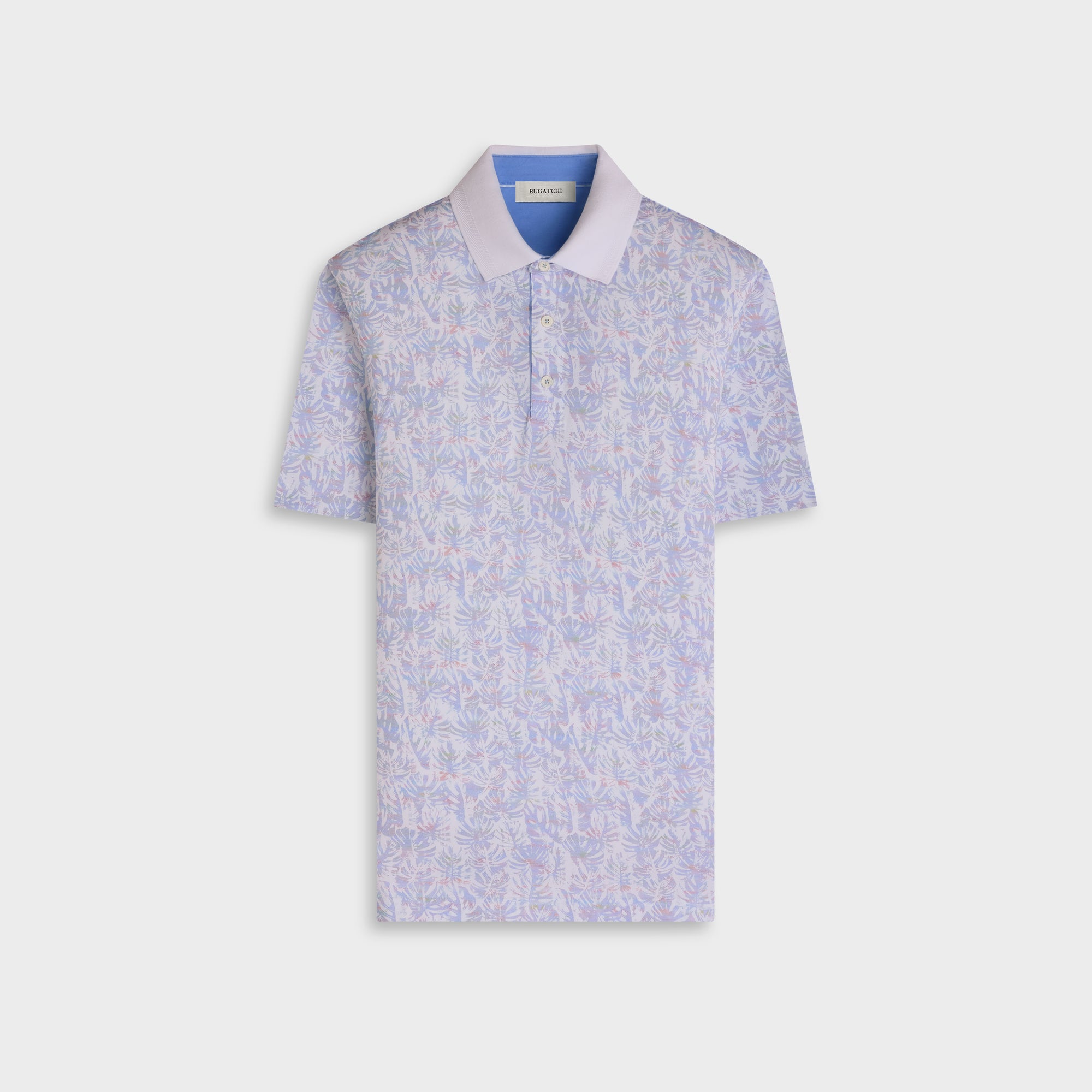 Valerian OoohCotton Leaf Print Polo Shirt
