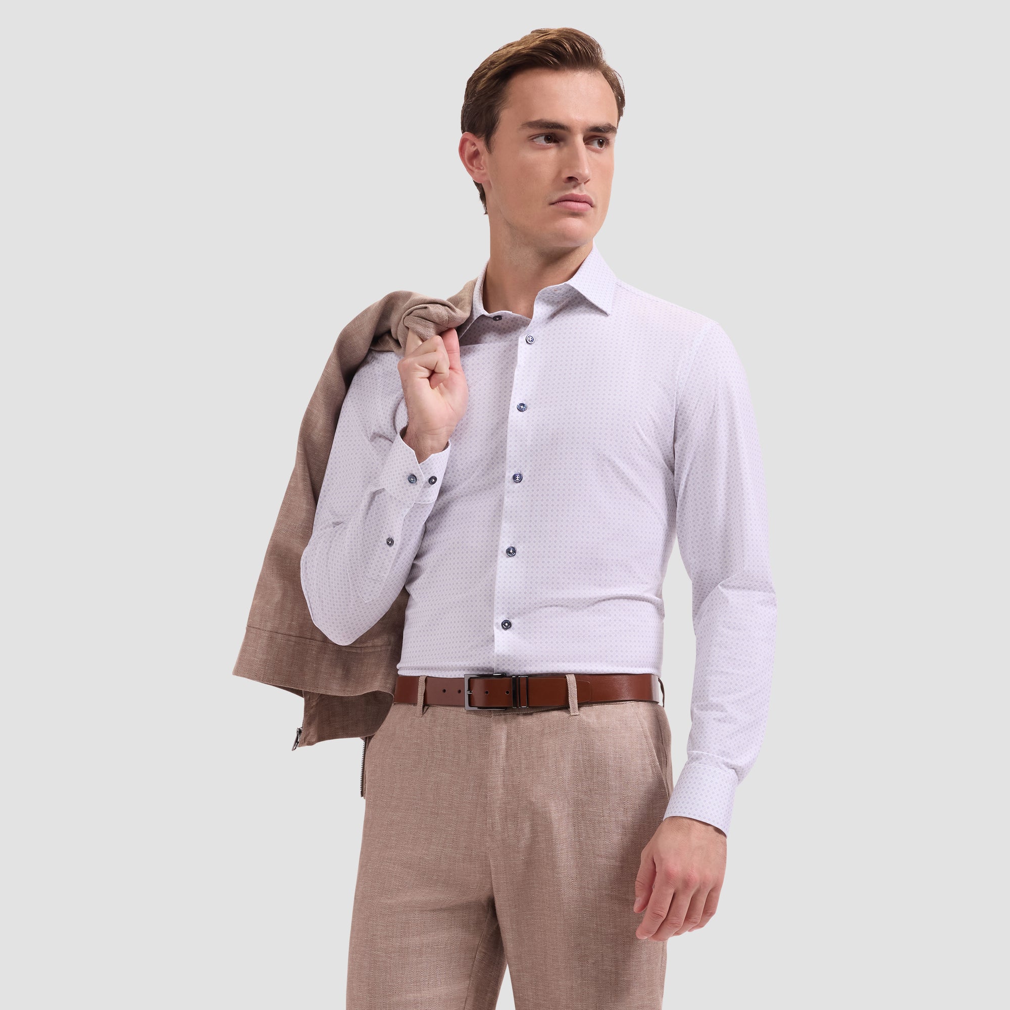 James OoohCotton Geometric Shirt