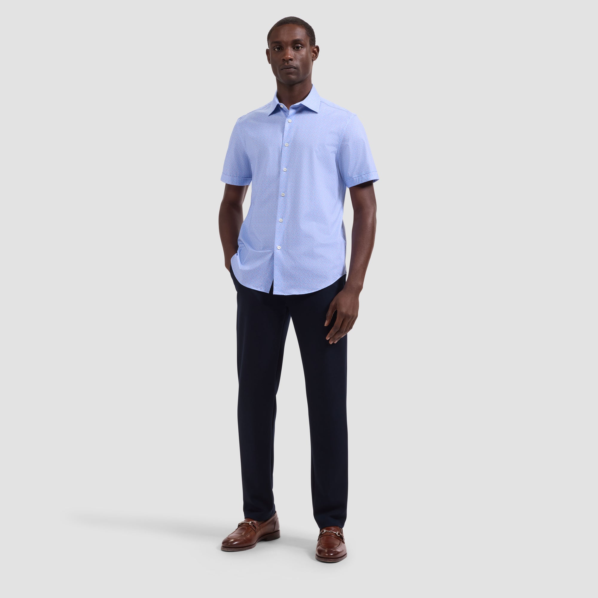 Miles OoohCotton Flamingo Short-Sleeve Shirt